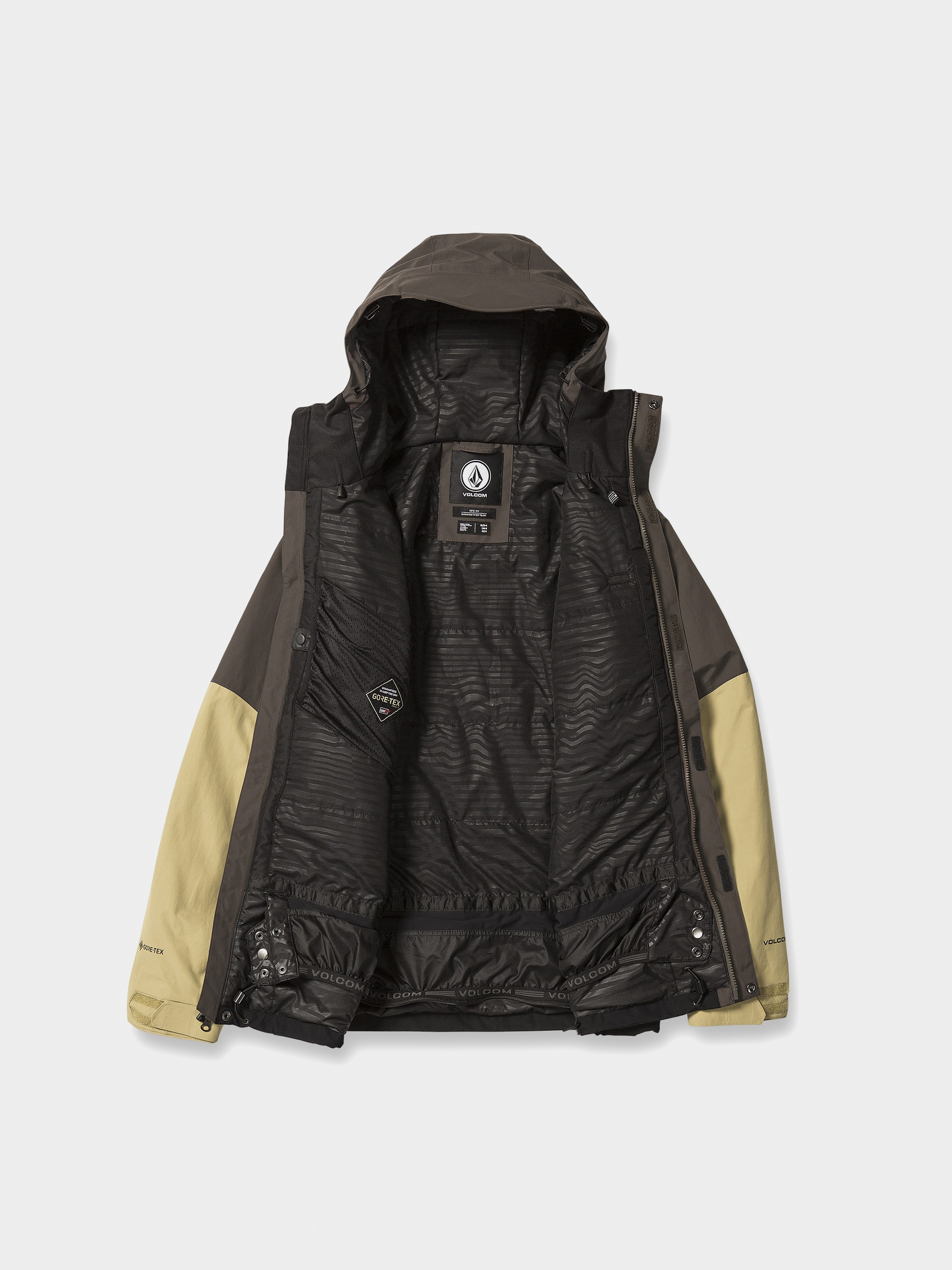 Pentru bărbați Geacă de snowboard Volcom L Gore Tex (brown)