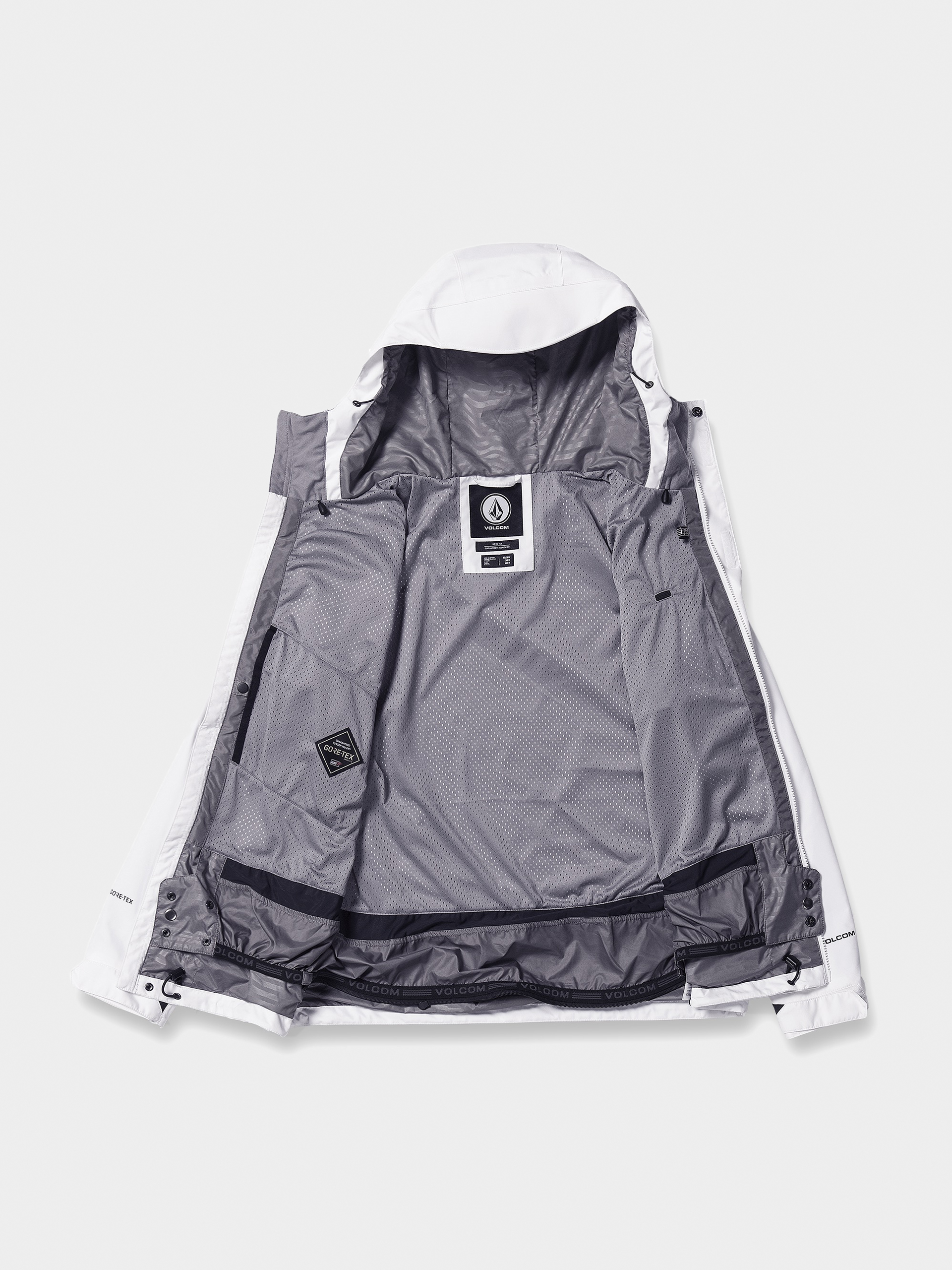 Pentru bărbați Geacă de snowboard Volcom Dua Ins Gore (white)