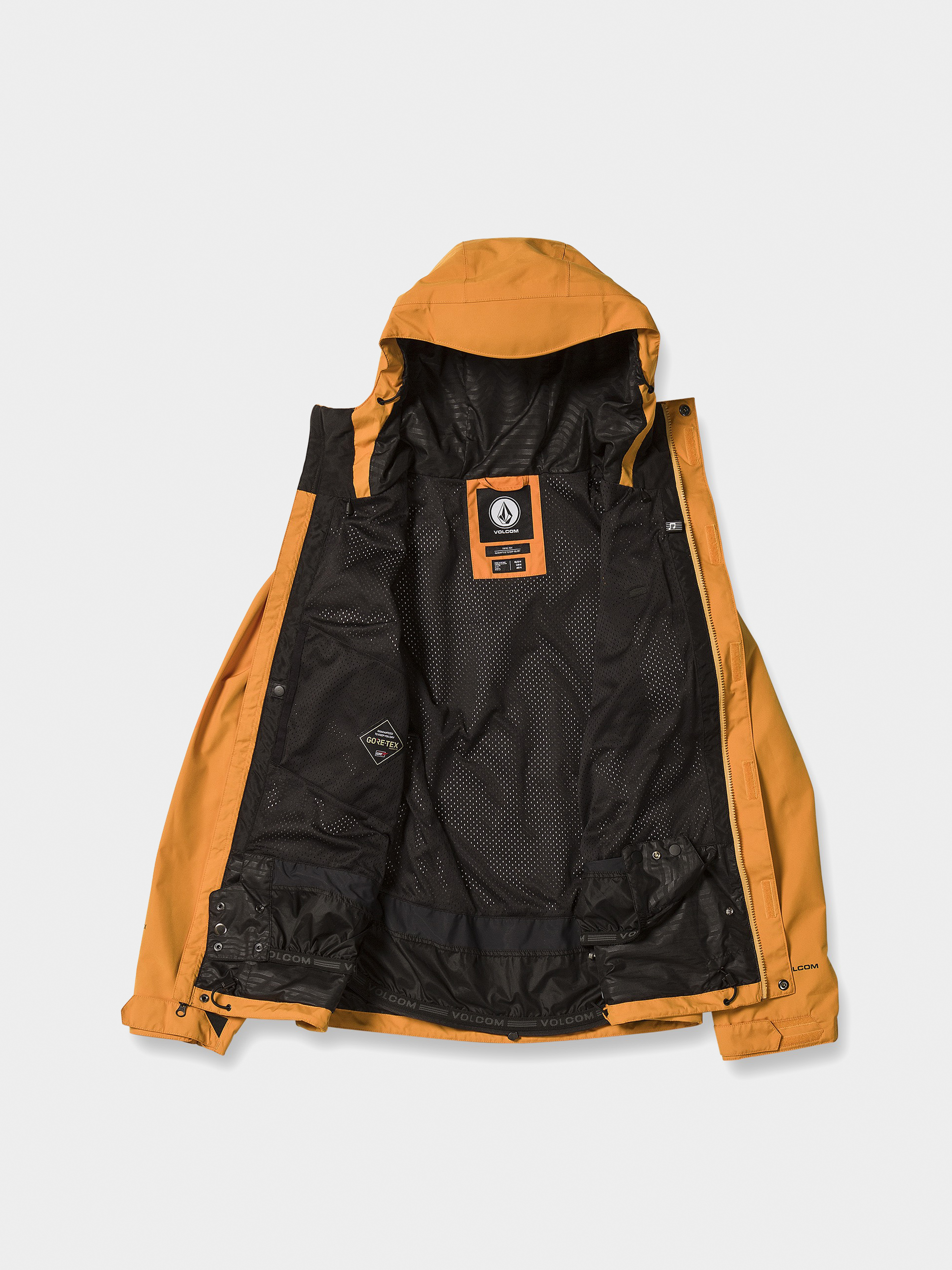 Pentru bărbați Geacă de snowboard Volcom Dua Gore Tex (gold)