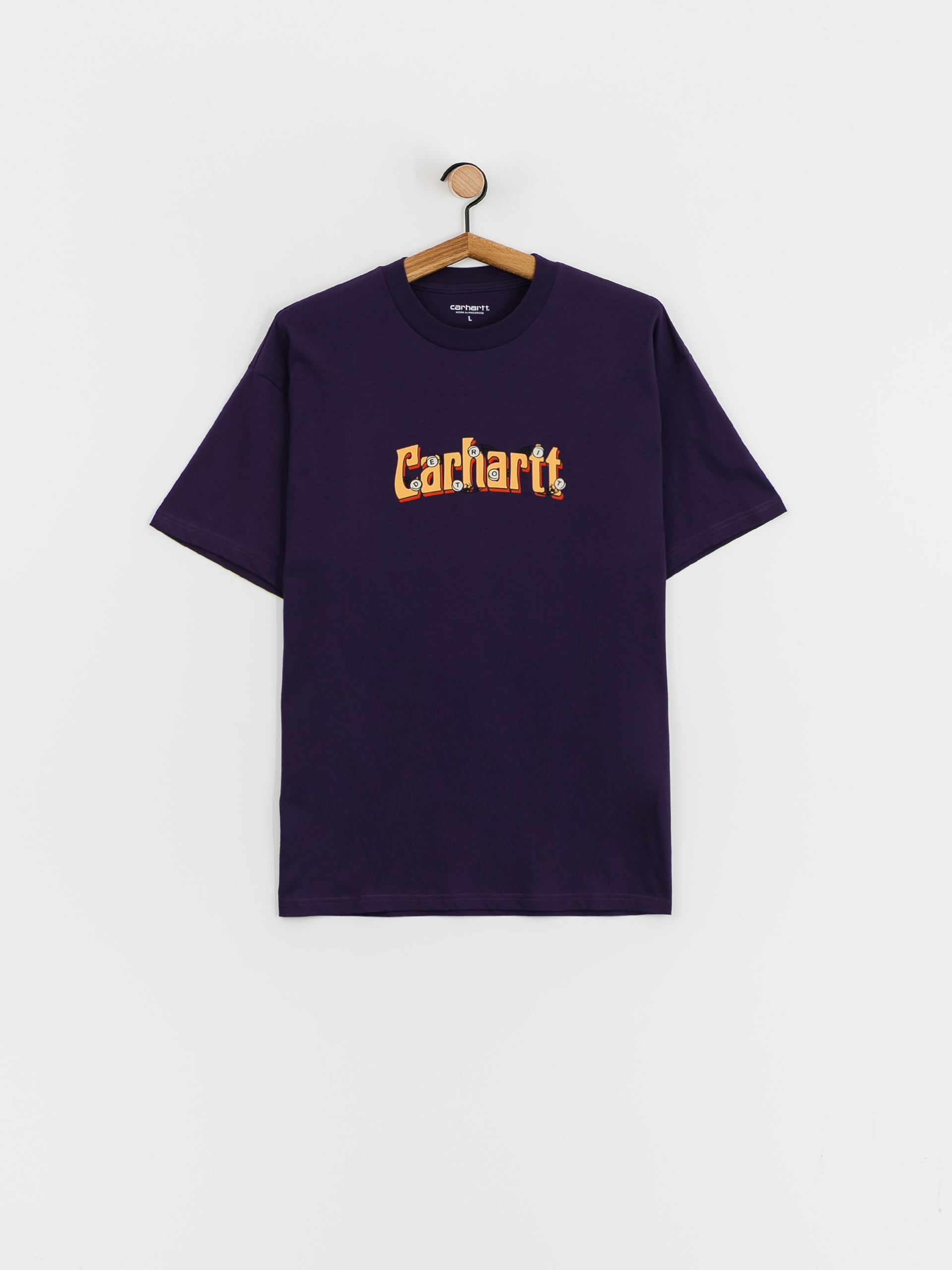 Tricou Carhartt WIP Spin Script (cassis)