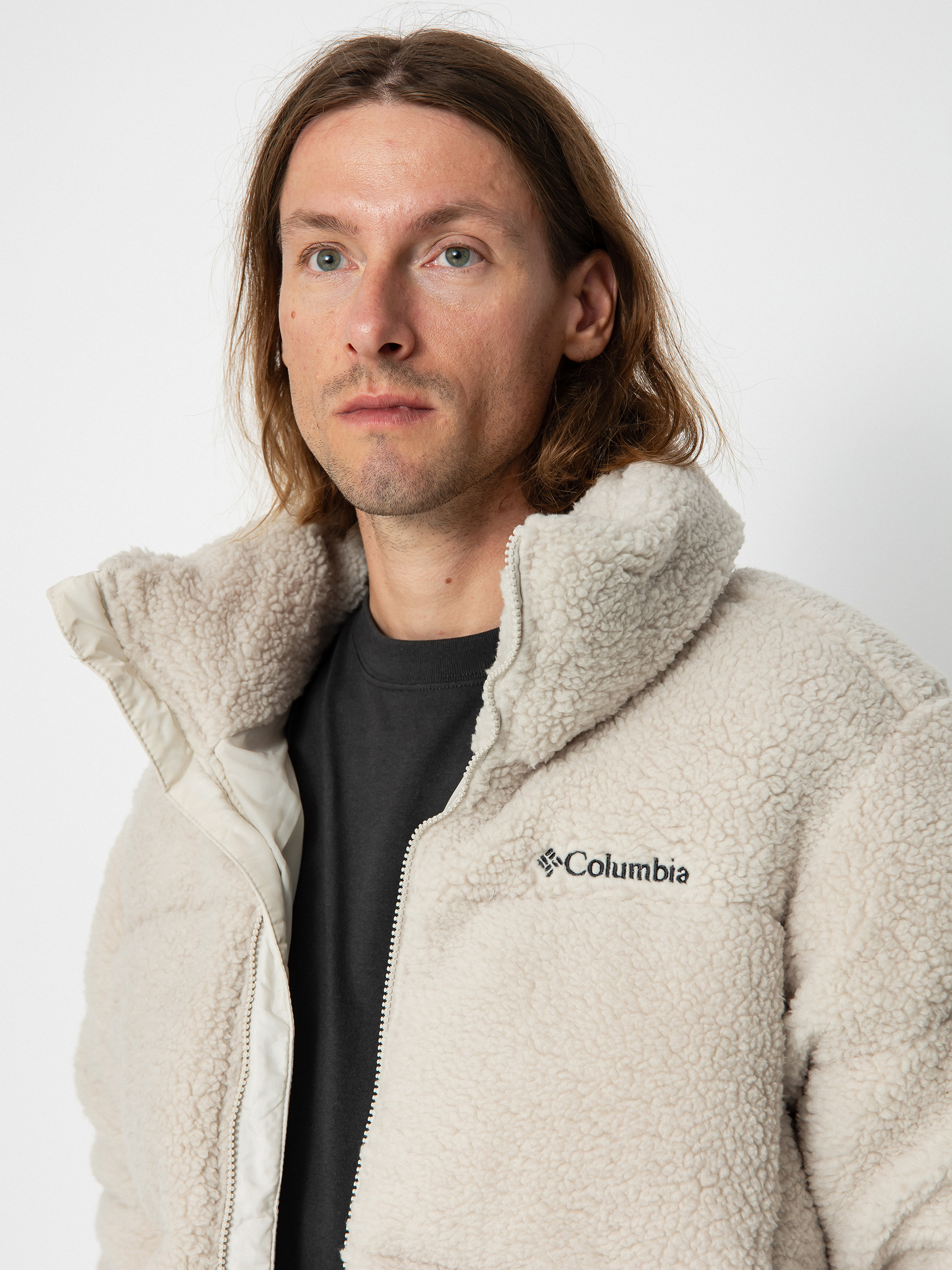 Geacă Columbia Puffect Sherpa (dark stone)