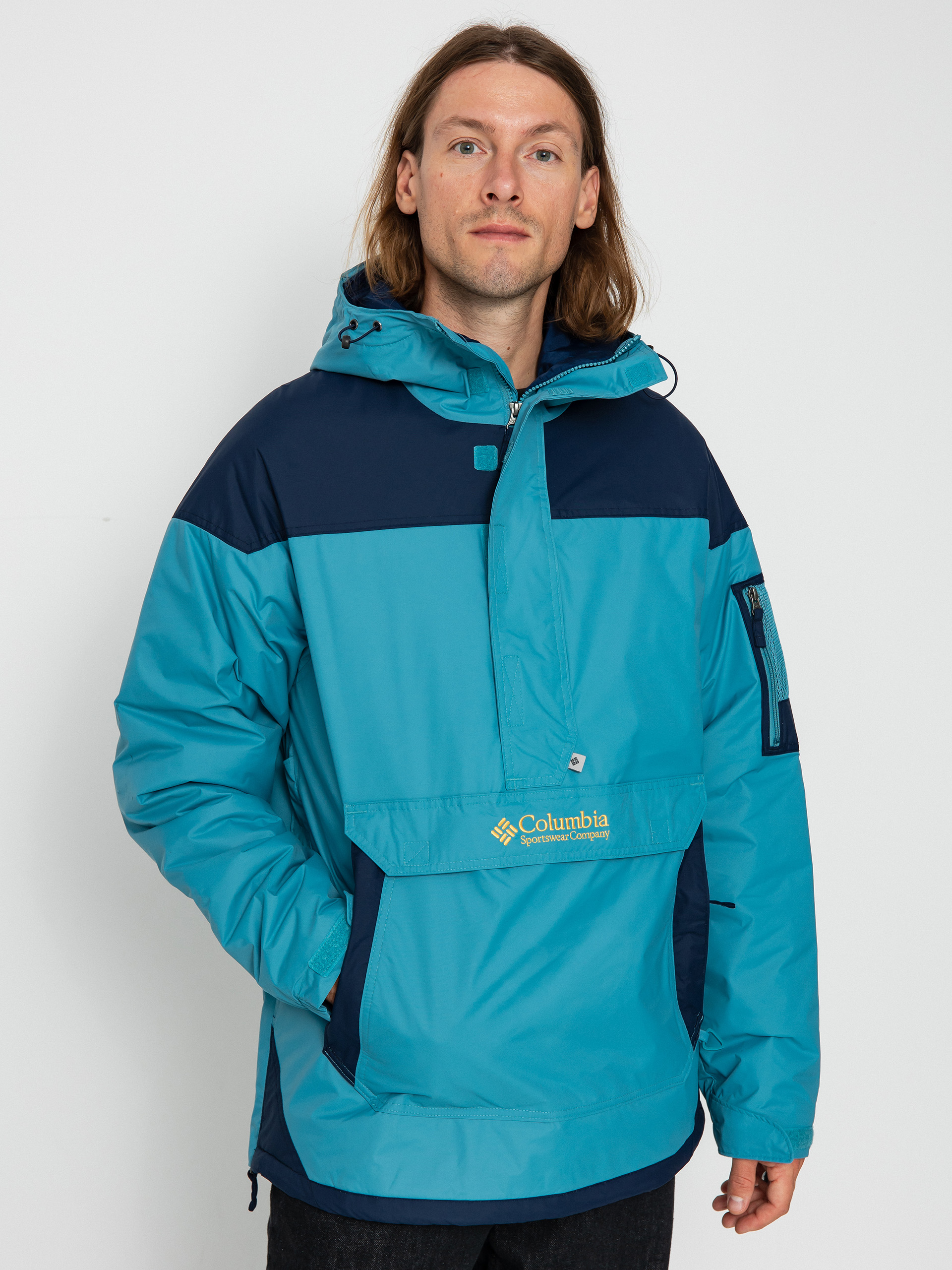 Geacă Columbia Challenger Pullover (shasta/collegiate navy)