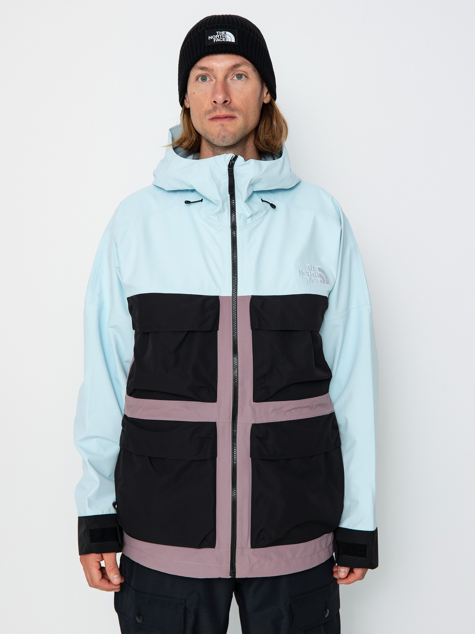 Geacă de snowboard The North Face Dragline (icecap blue/fawn grey)