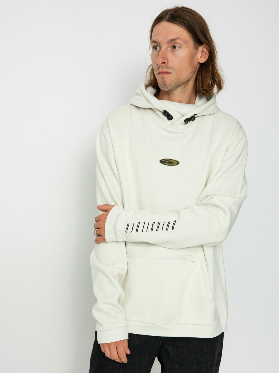 Hanorac termic Quiksilver Big Logo Tech HD (nimbus cloud)