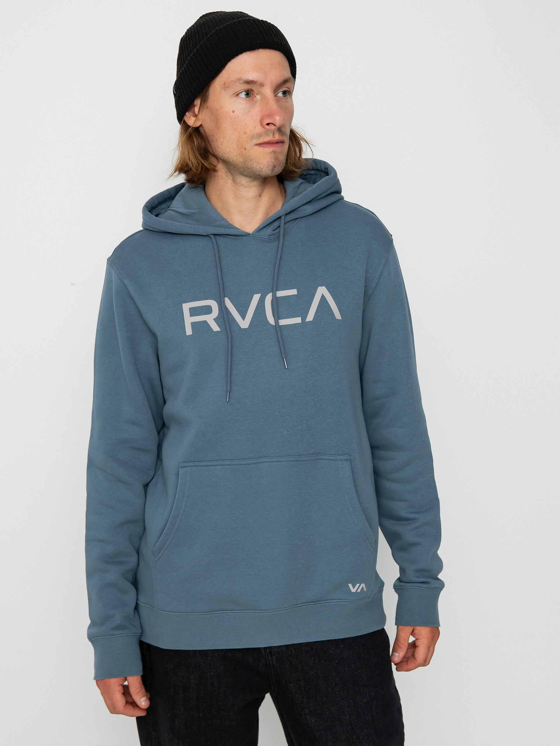 Hanorac cu glugă RVCA Big Rvca HD (blue mirage)