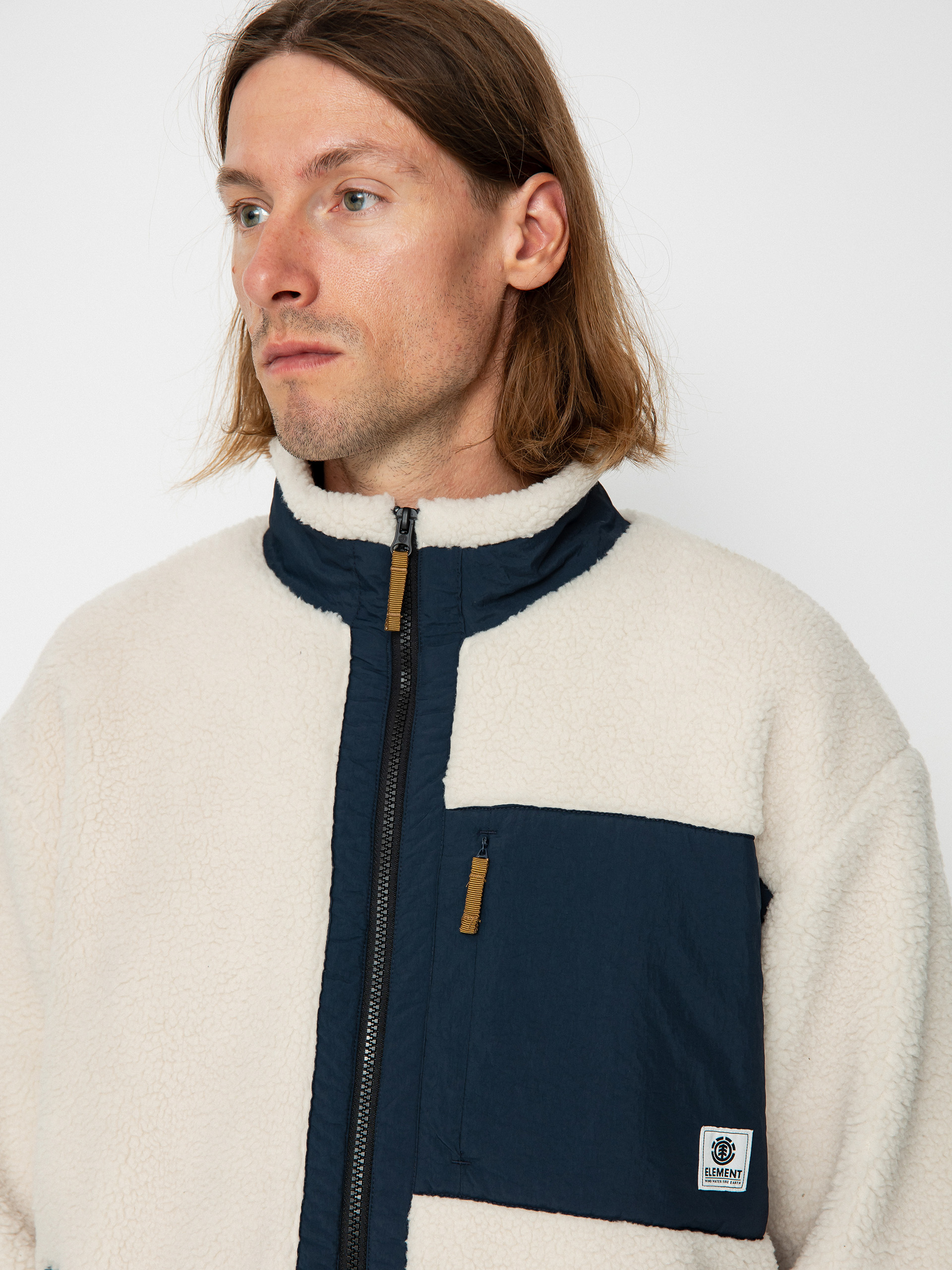 Geacă Element Oak Sherpa (egret)