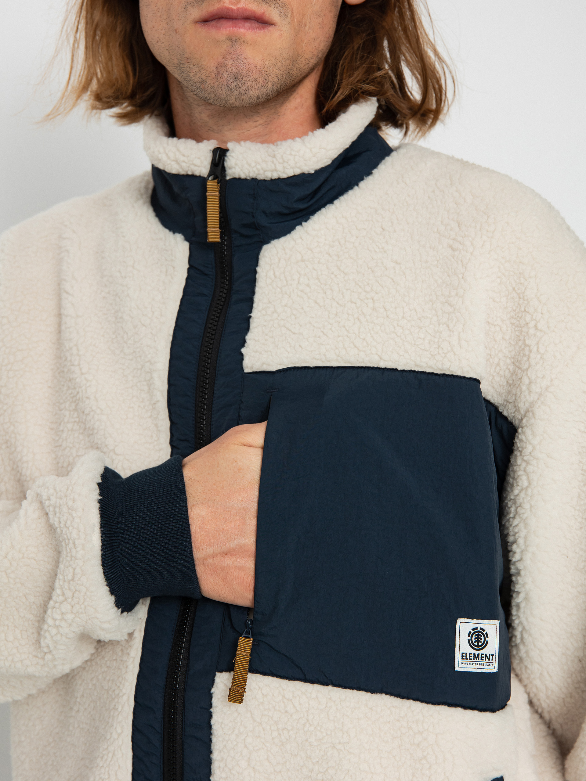 Geacă Element Oak Sherpa (egret)