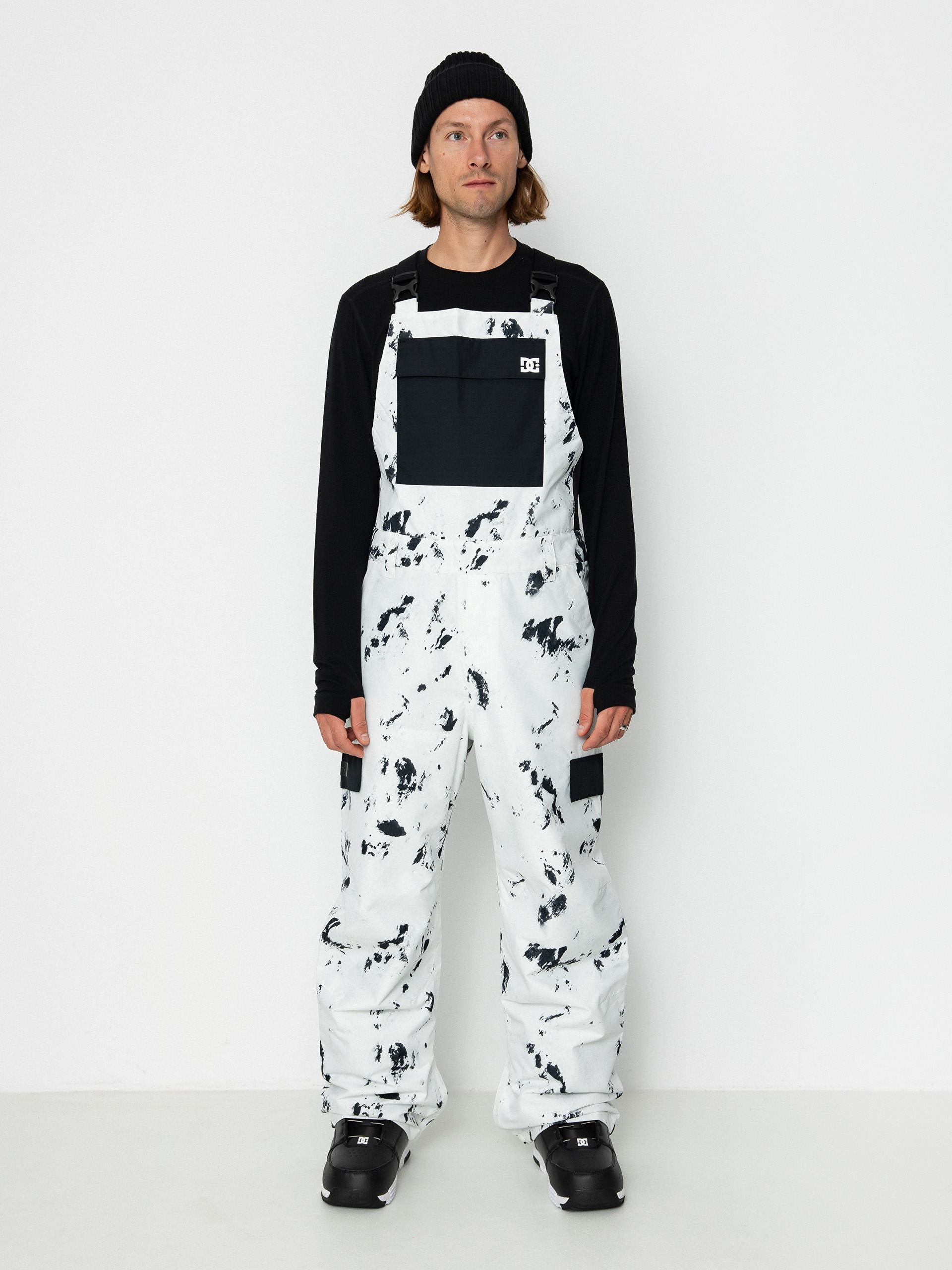 Pentru bărbați Pantaloni pentru snowboard DC Docile Bib (snow camo)