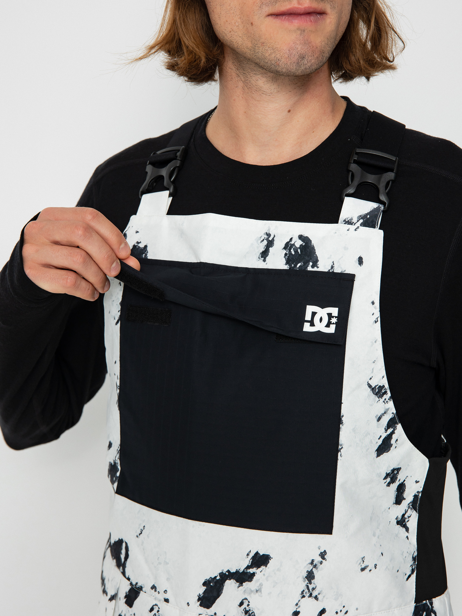 Pentru bărbați Pantaloni pentru snowboard DC Docile Bib (snow camo)