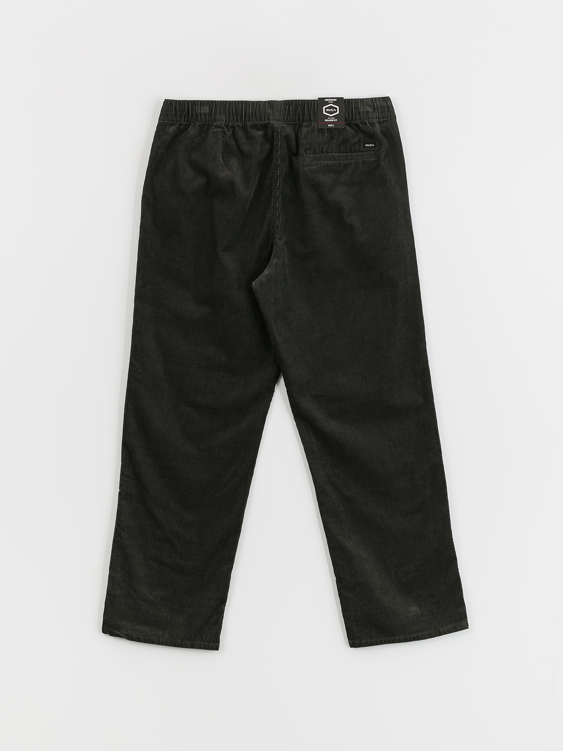 Pantaloni RVCA Americana Elastic Cord (pirate black)