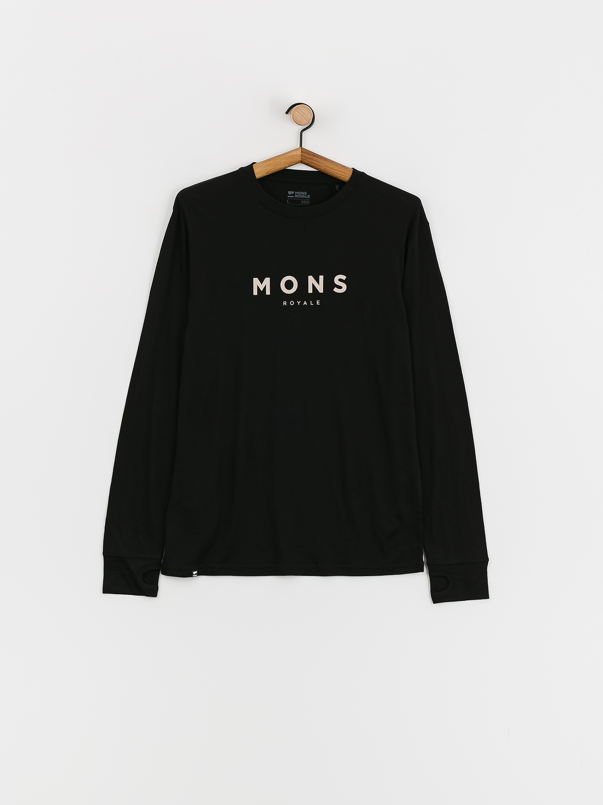 Longsleeve Mons Royale Yotei Classic (black)