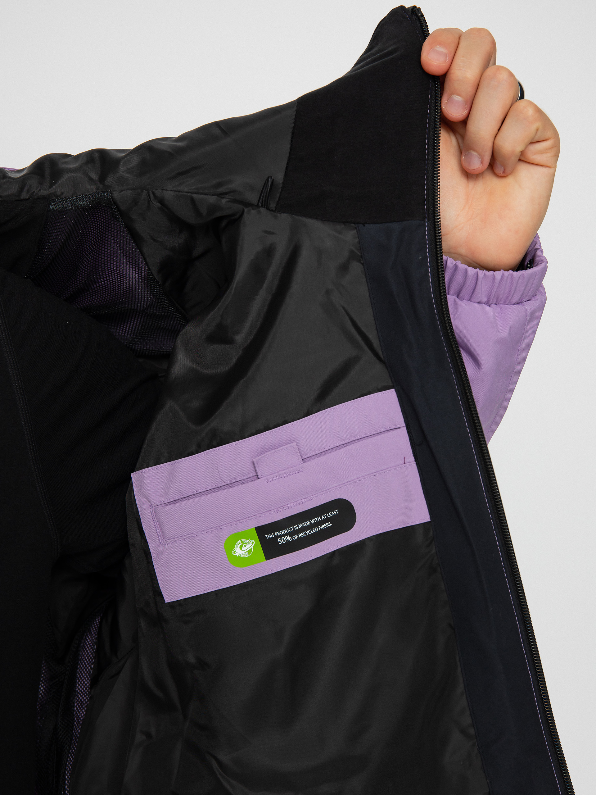 Pentru bărbați Geacă de snowboard Quiksilver High In The Hood (regal orchid)