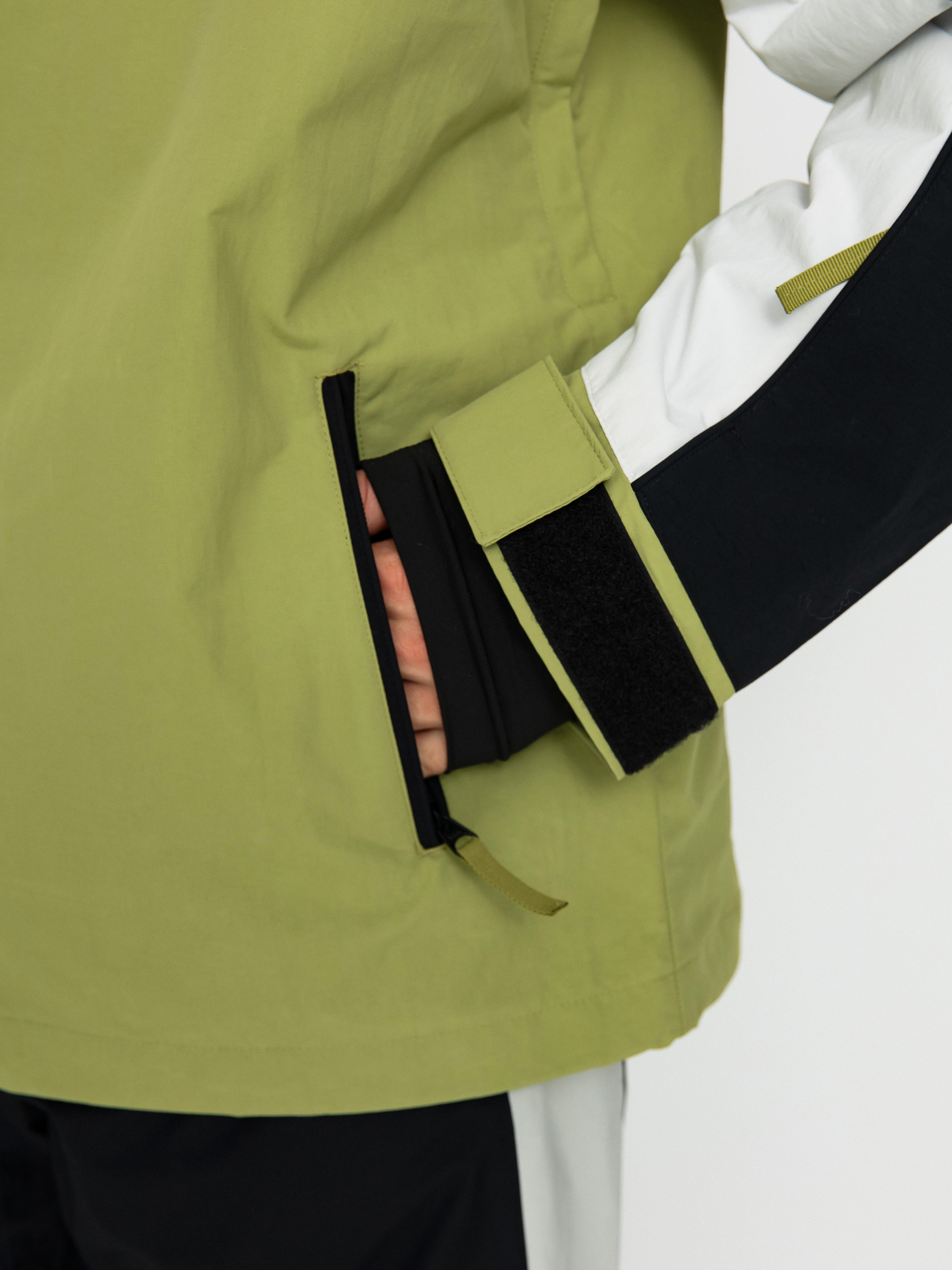 Pentru bărbați Geacă de snowboard Quiksilver Live Wire (green olive)