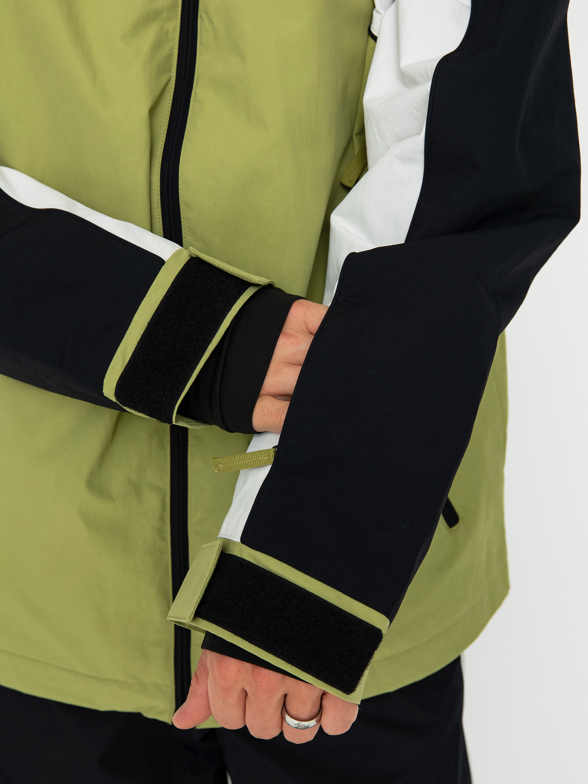 Pentru bărbați Geacă de snowboard Quiksilver Live Wire (green olive)