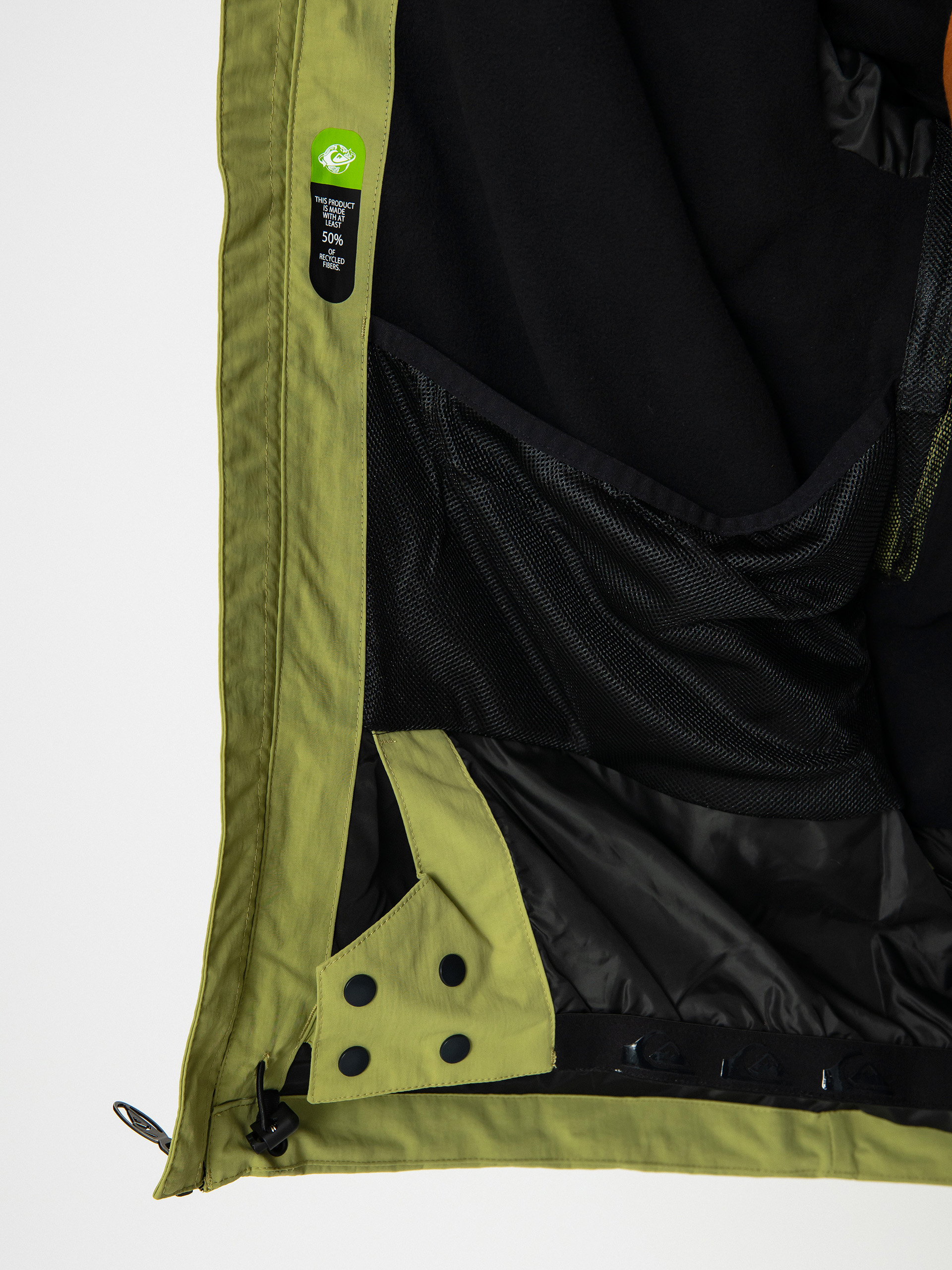Pentru bărbați Geacă de snowboard Quiksilver Live Wire (green olive)