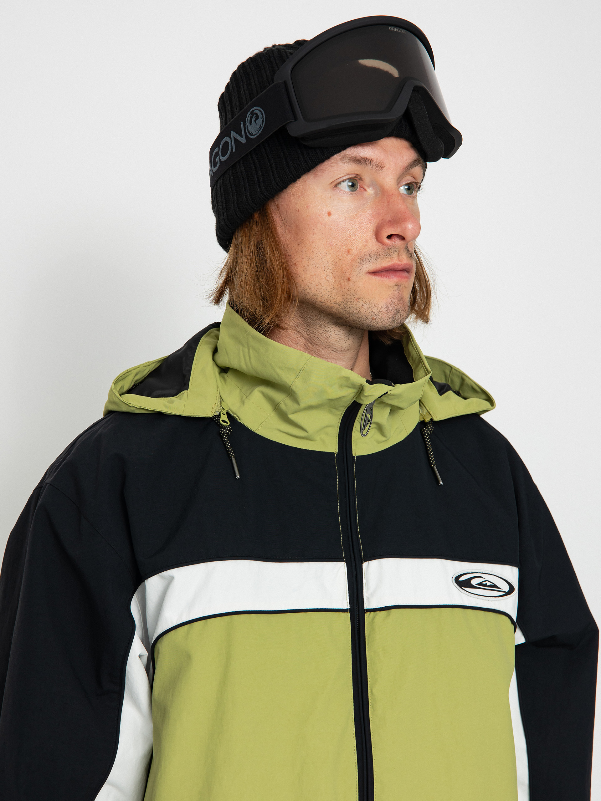 Pentru bărbați Geacă de snowboard Quiksilver Live Wire (green olive)