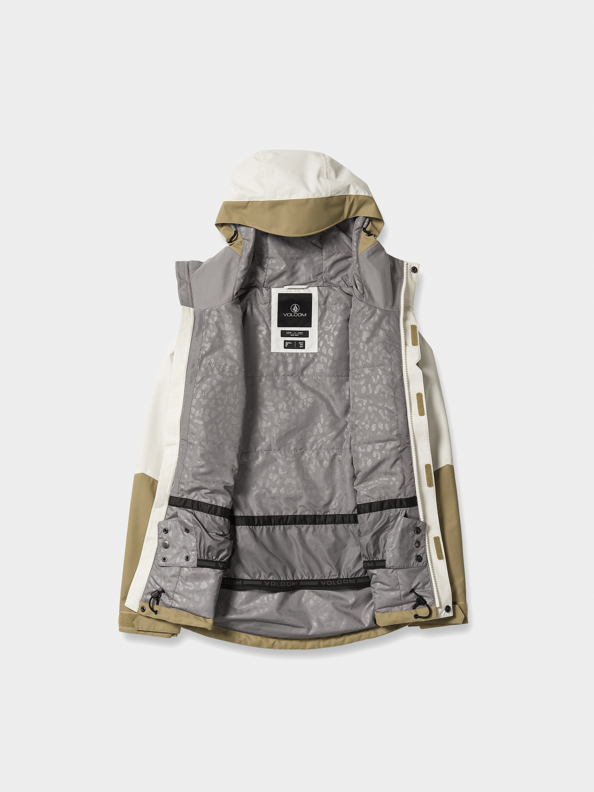 Pentru femei Geacă de snowboard Volcom Bolt Ins (dark khaki)