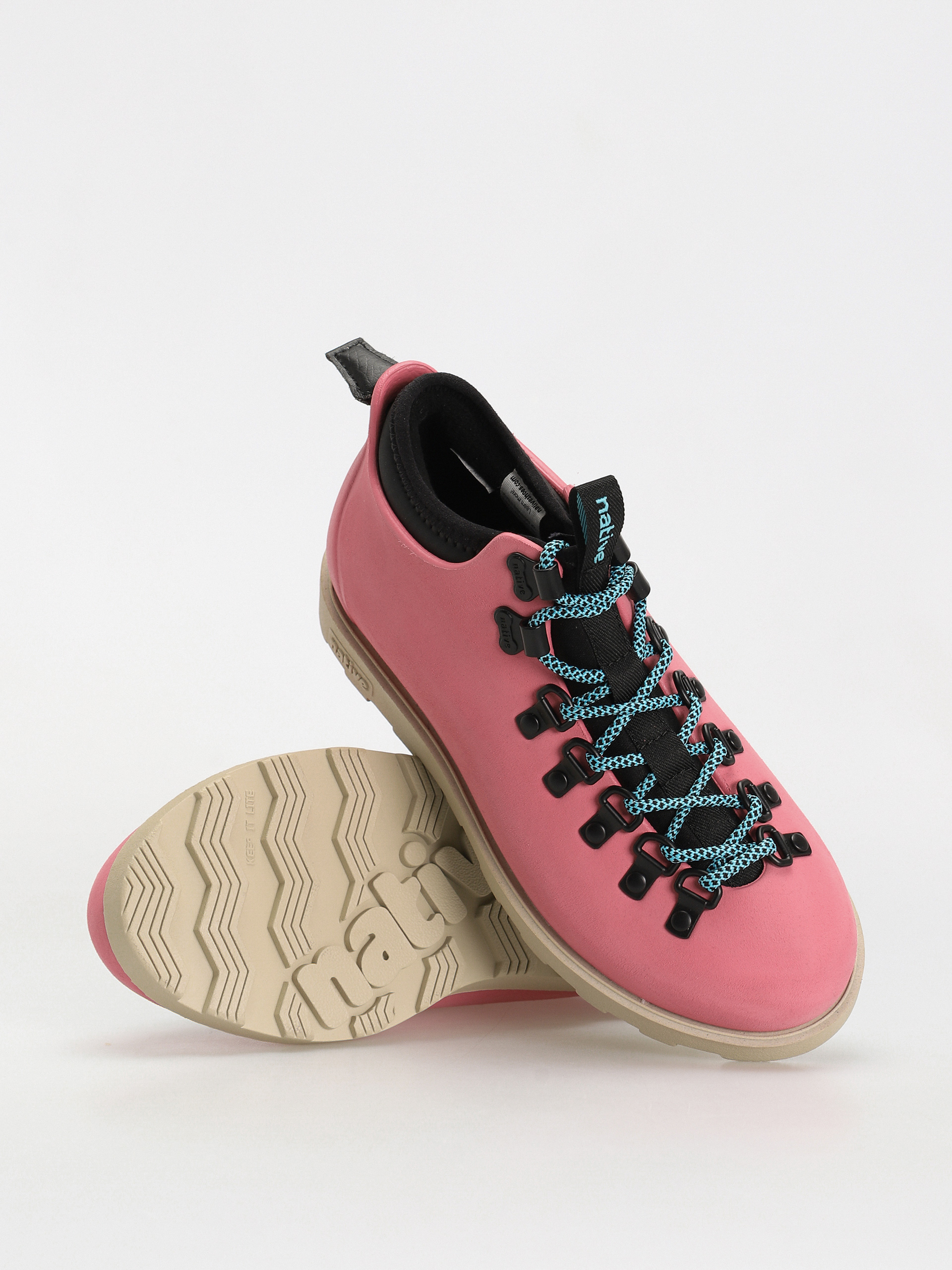Pantofi de iarnă Native Fitzsimmons Citylite (dazzle pink/pepper white/jiffy black)