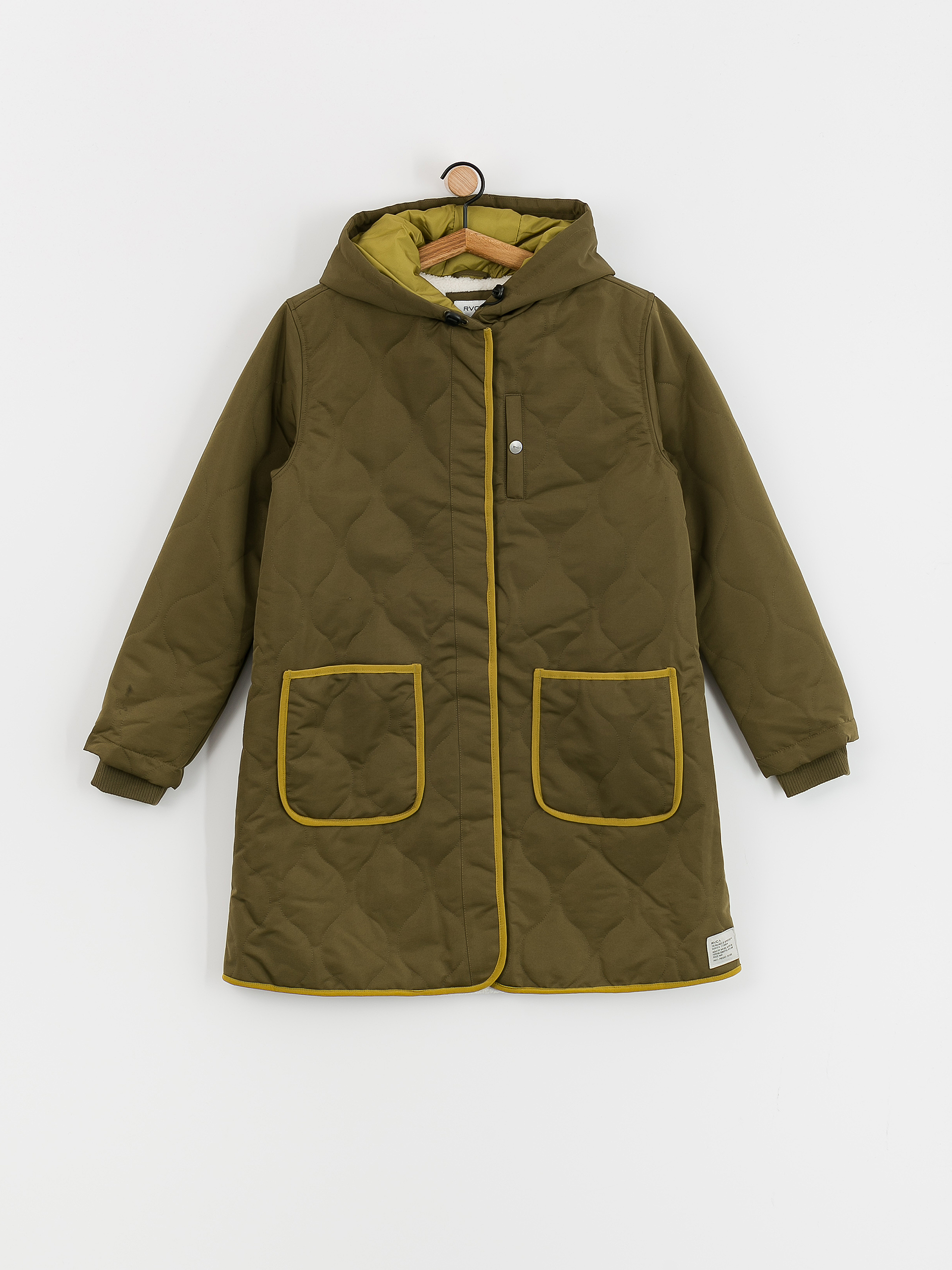 Geacă RVCA Jean Parka Wmn (dark chocolate/dark orange)