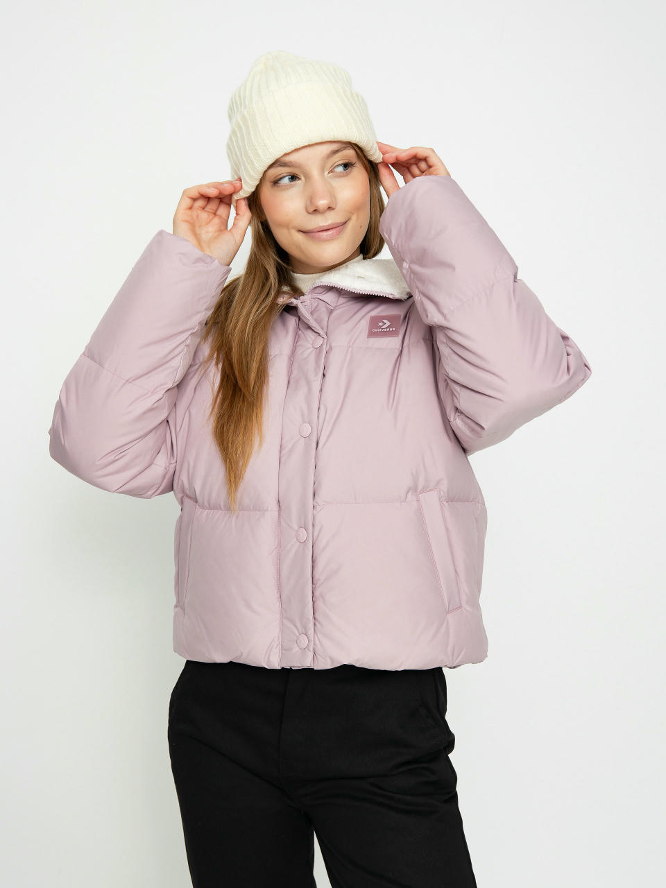 Geacă Converse Short Down Jacket Wmn (phantom violet)