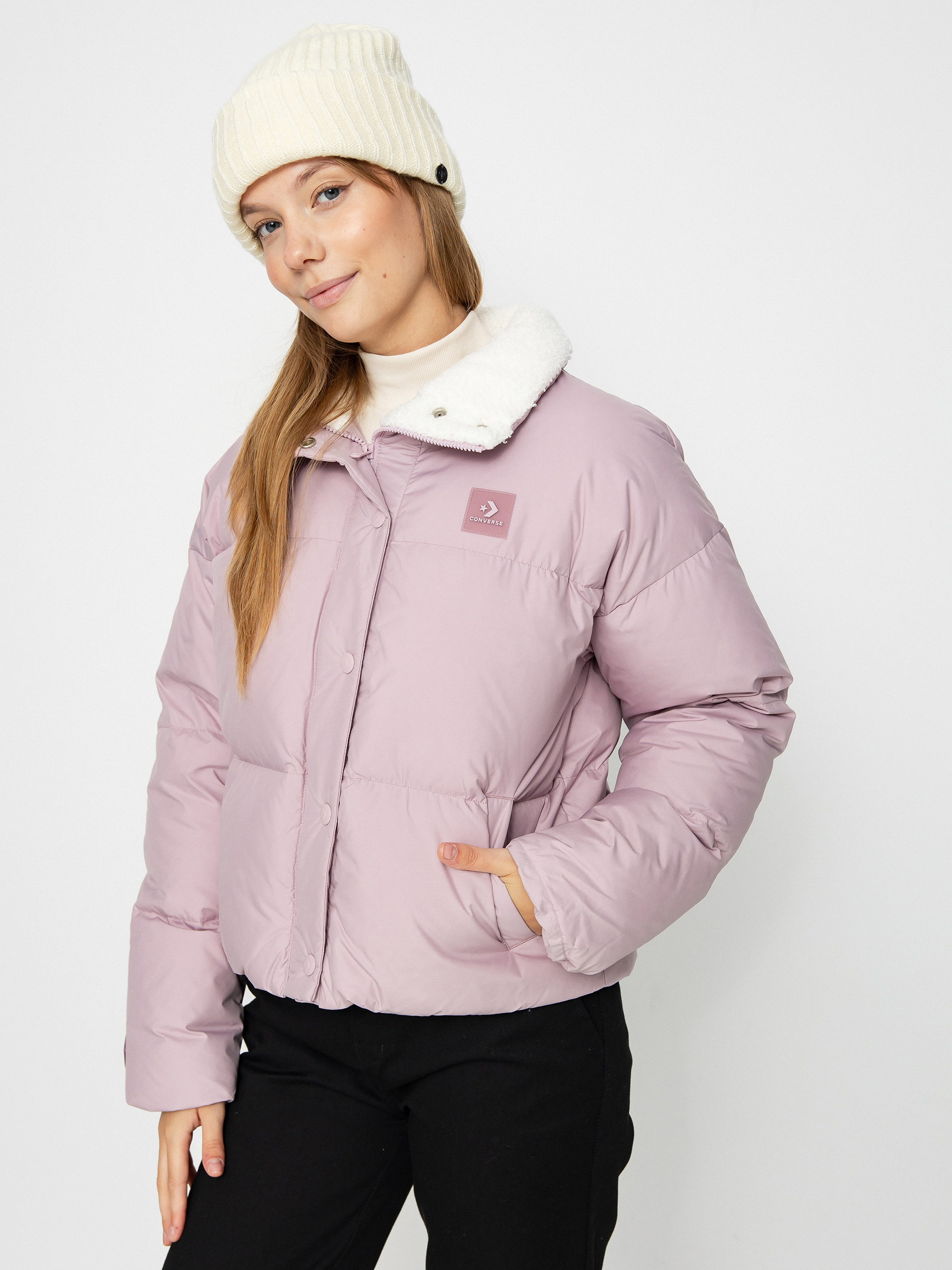 Geacă Converse Short Down Jacket Wmn (phantom violet)