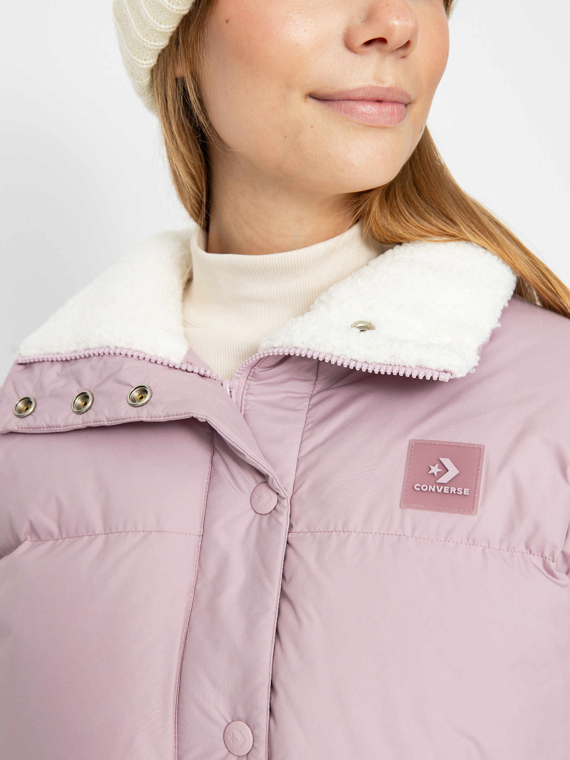 Geacă Converse Short Down Jacket Wmn (phantom violet)