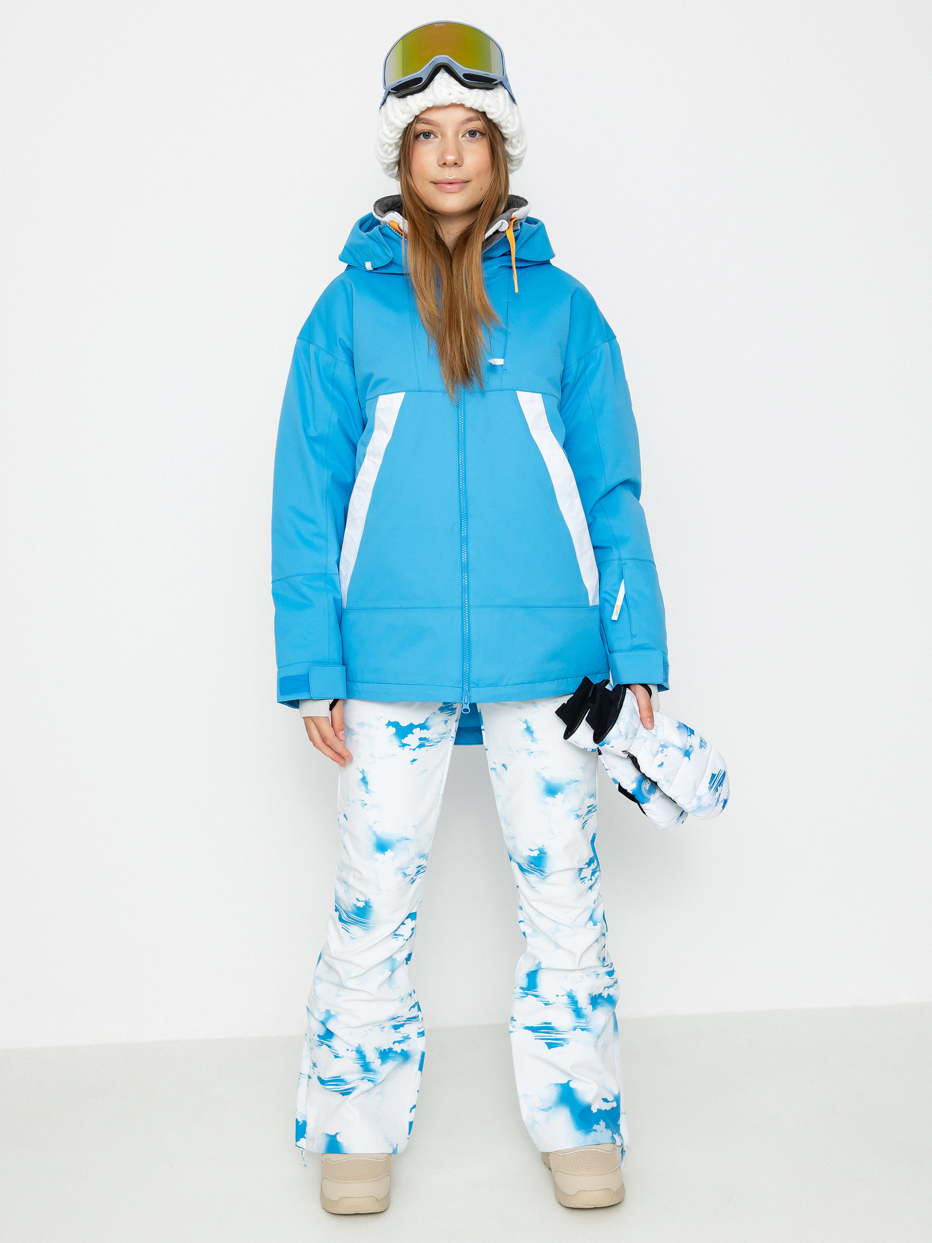 Pentru femei Geacă de snowboard Roxy Chloe Kim (azure blue)