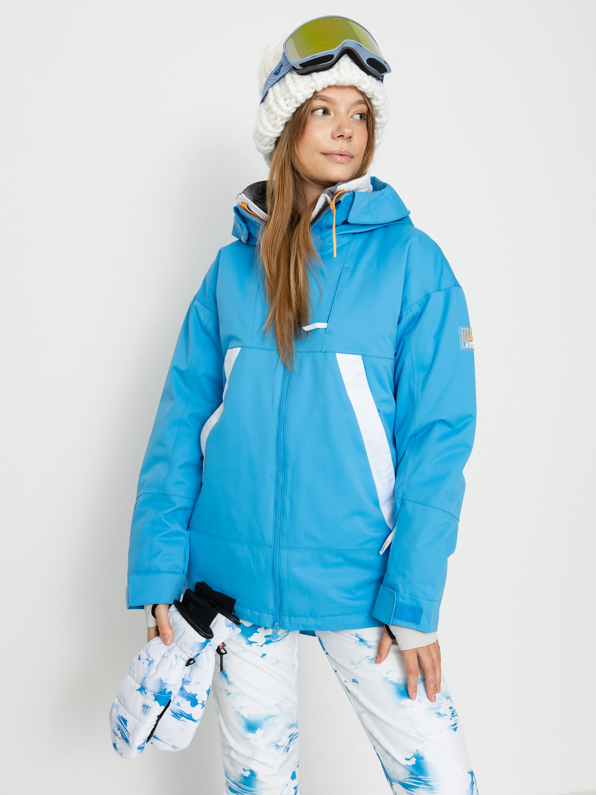 Pentru femei Geacă de snowboard Roxy Chloe Kim (azure blue)