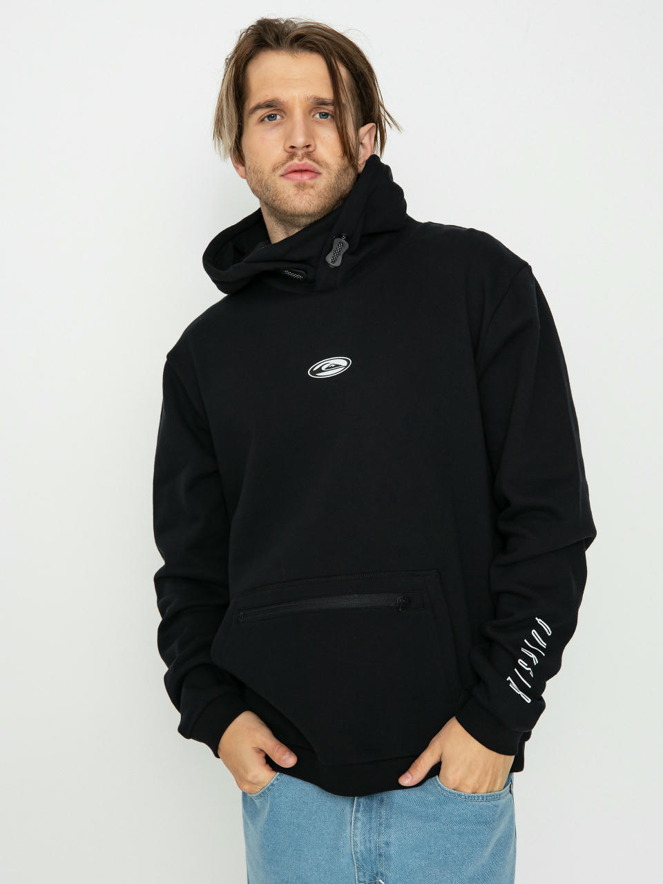 Hanorac termic Quiksilver Big Logo Tech HD (true black)