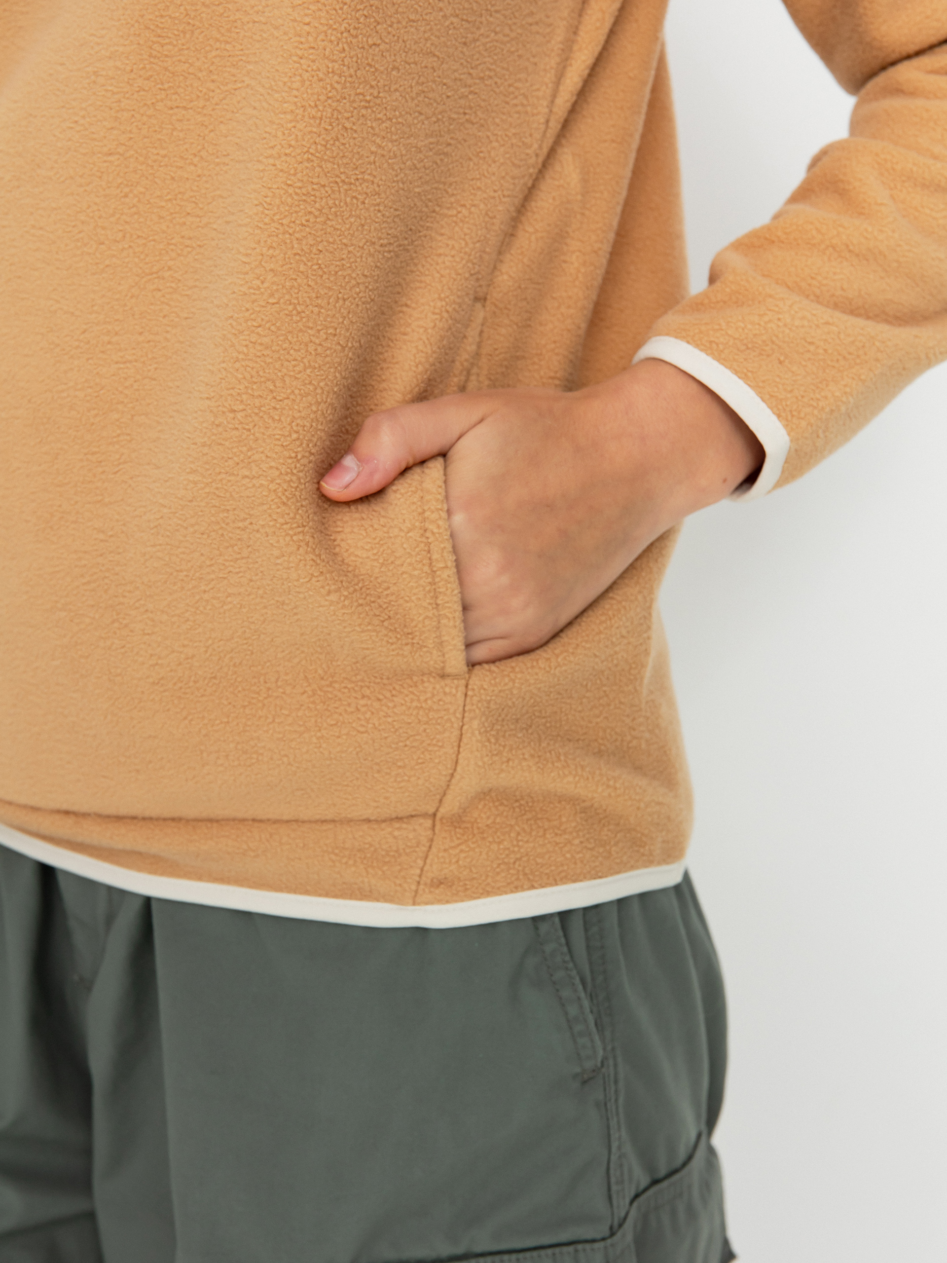 Pentru femei Hanorac din fleece Billabong Boundary Lite (latte)