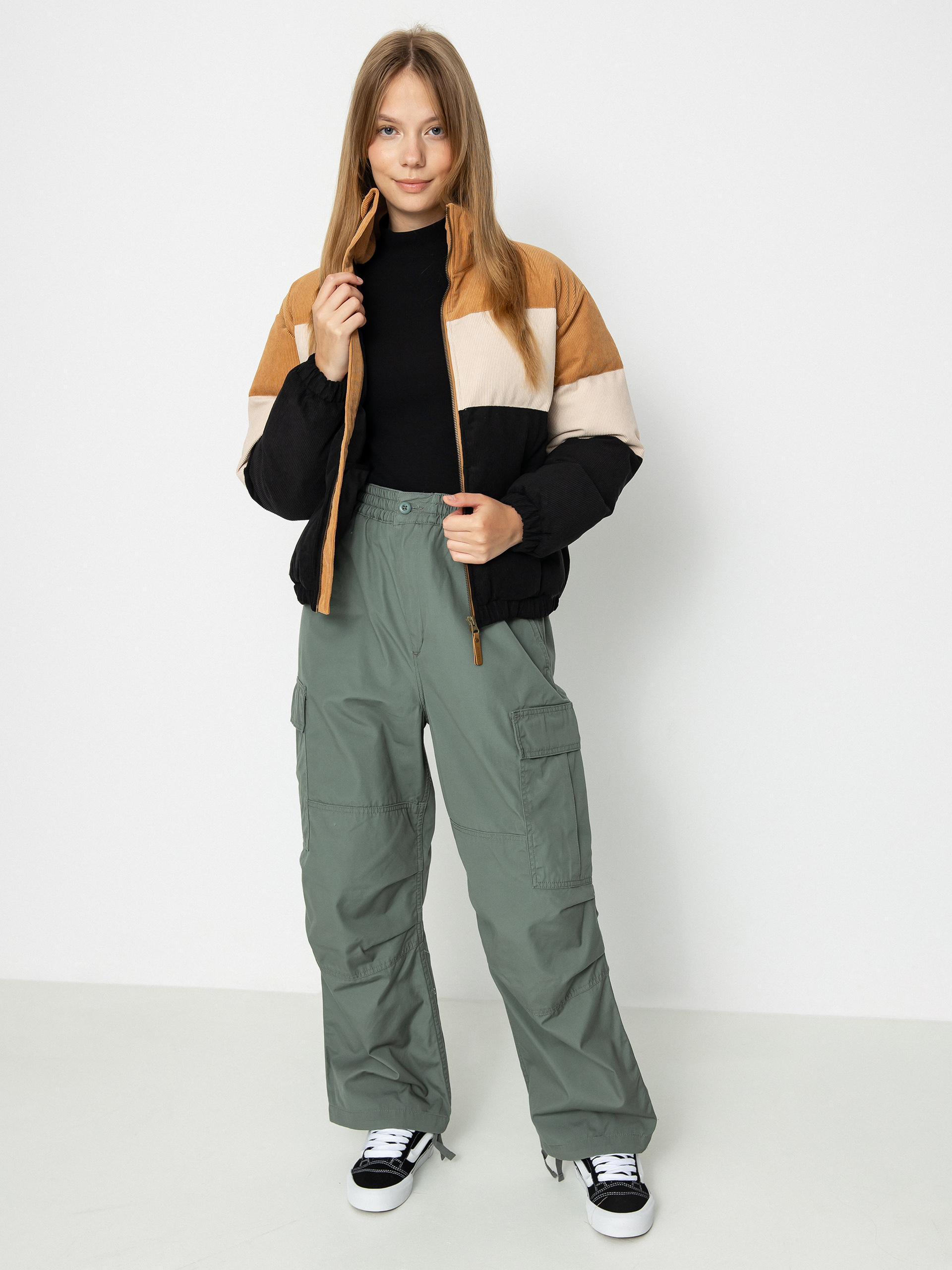 Geacu0103 Iriedaily Cordy Puffer Wmn (black)