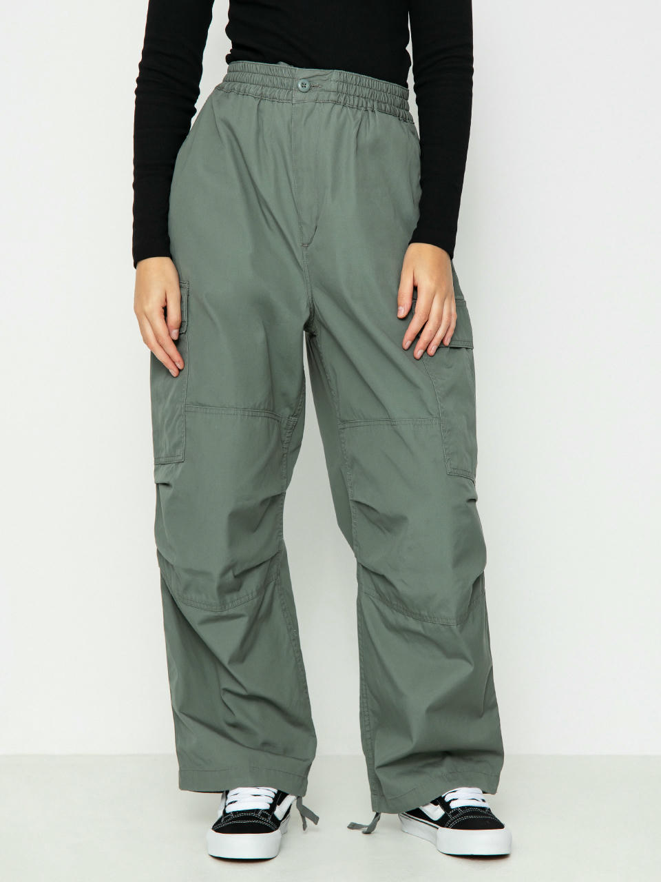 Pantaloni Carhartt WIP Jet Cargo Wmn (smoke green)