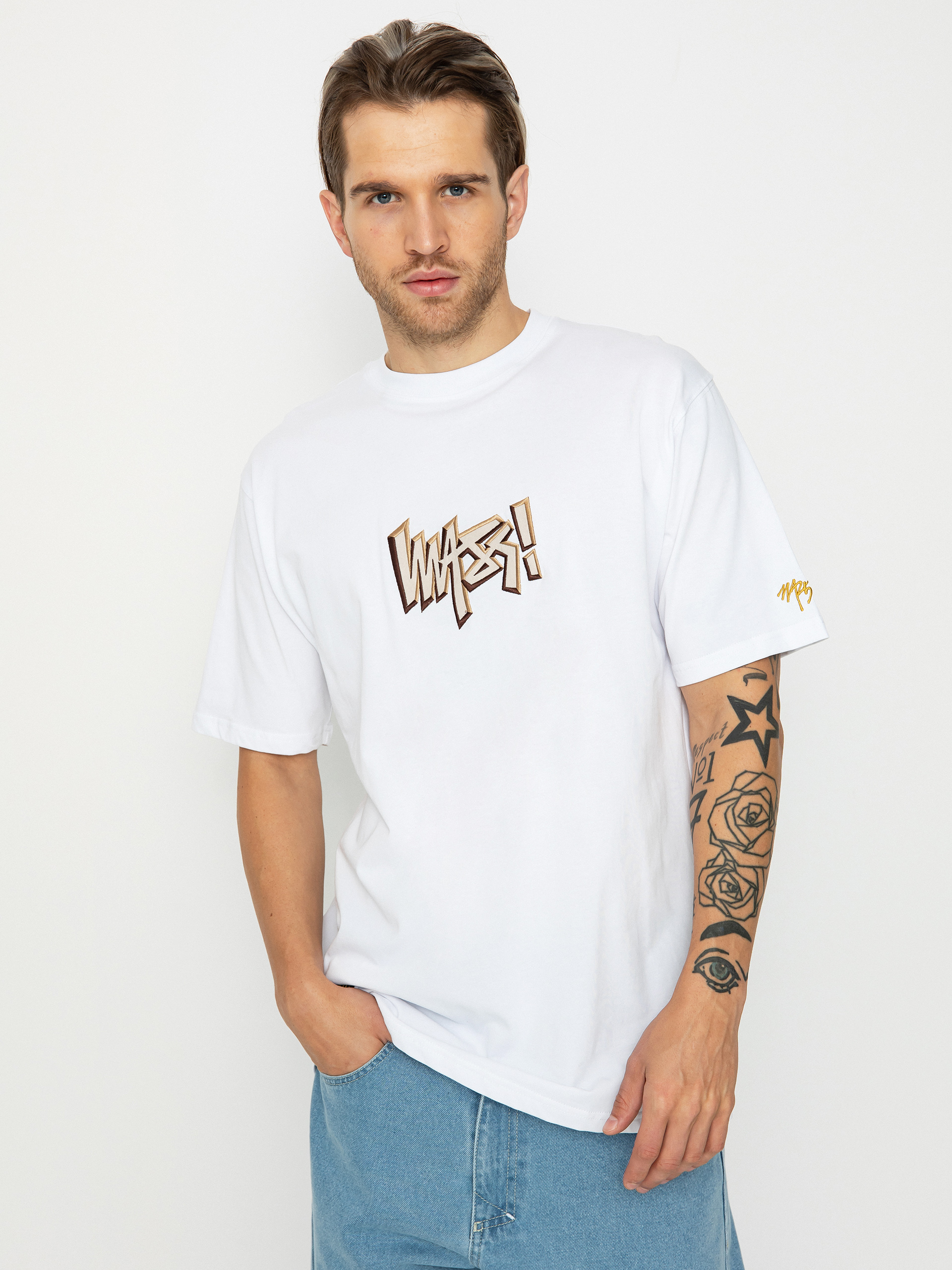 Tricou MassDnm Plan (white)