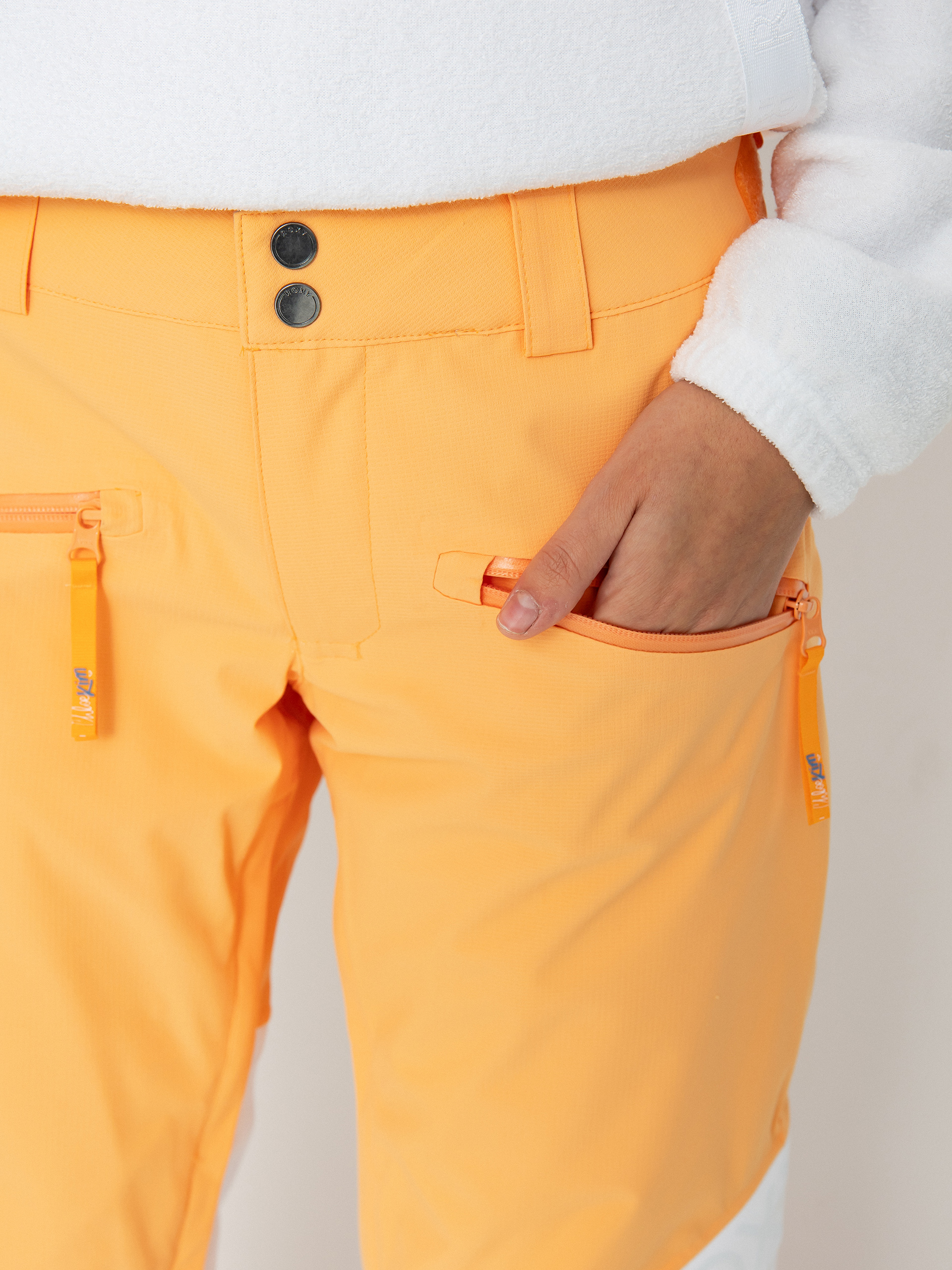 Pentru femei Pantaloni pentru snowboard Roxy Chloe Kim Woodrose (mock orange)