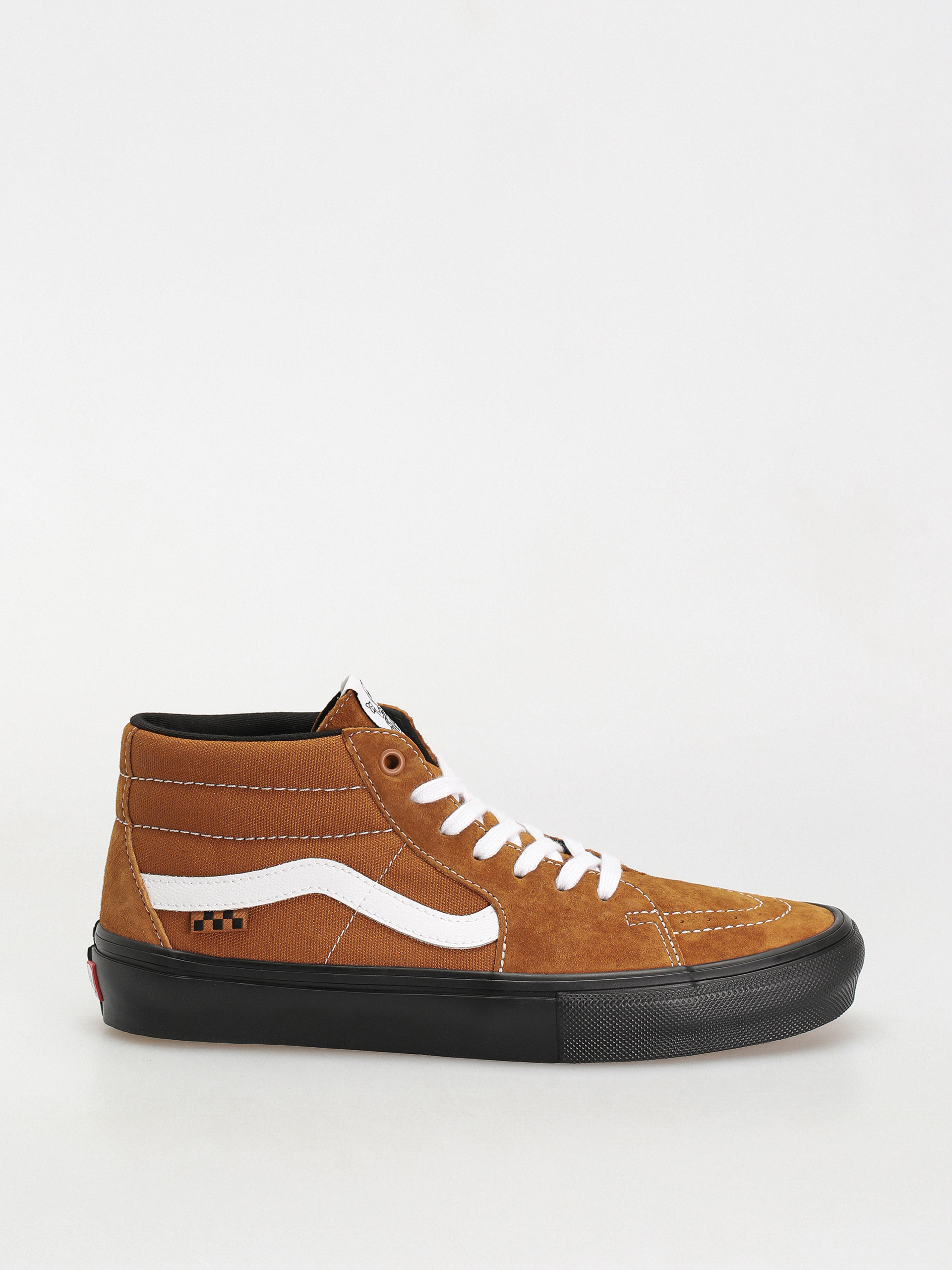 Pantofi Vans Skate Grosso Mid (pig suede brown/black)