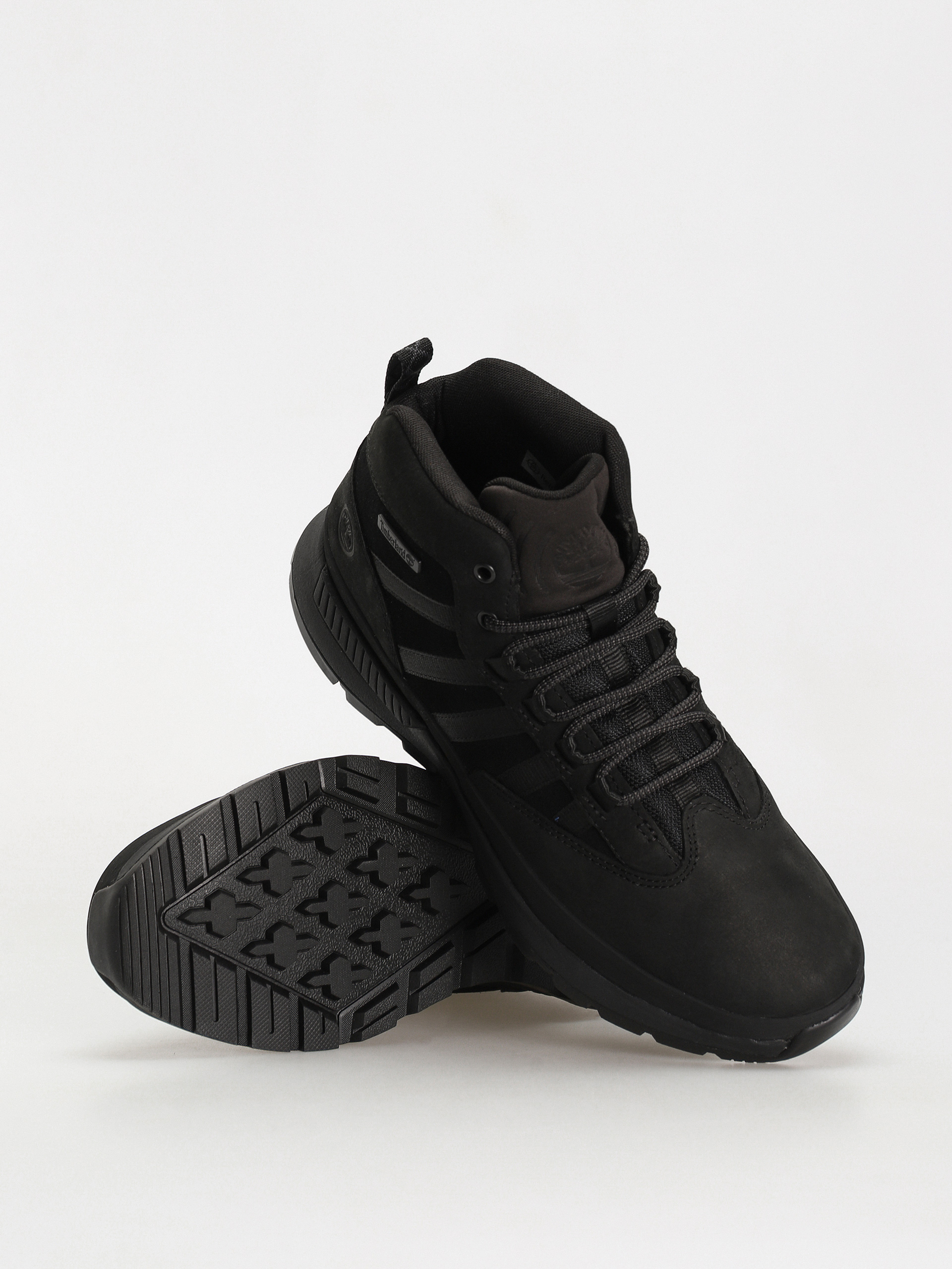 Pantofi Timberland Euro Trekker Mid Leather (blackout nubuck)
