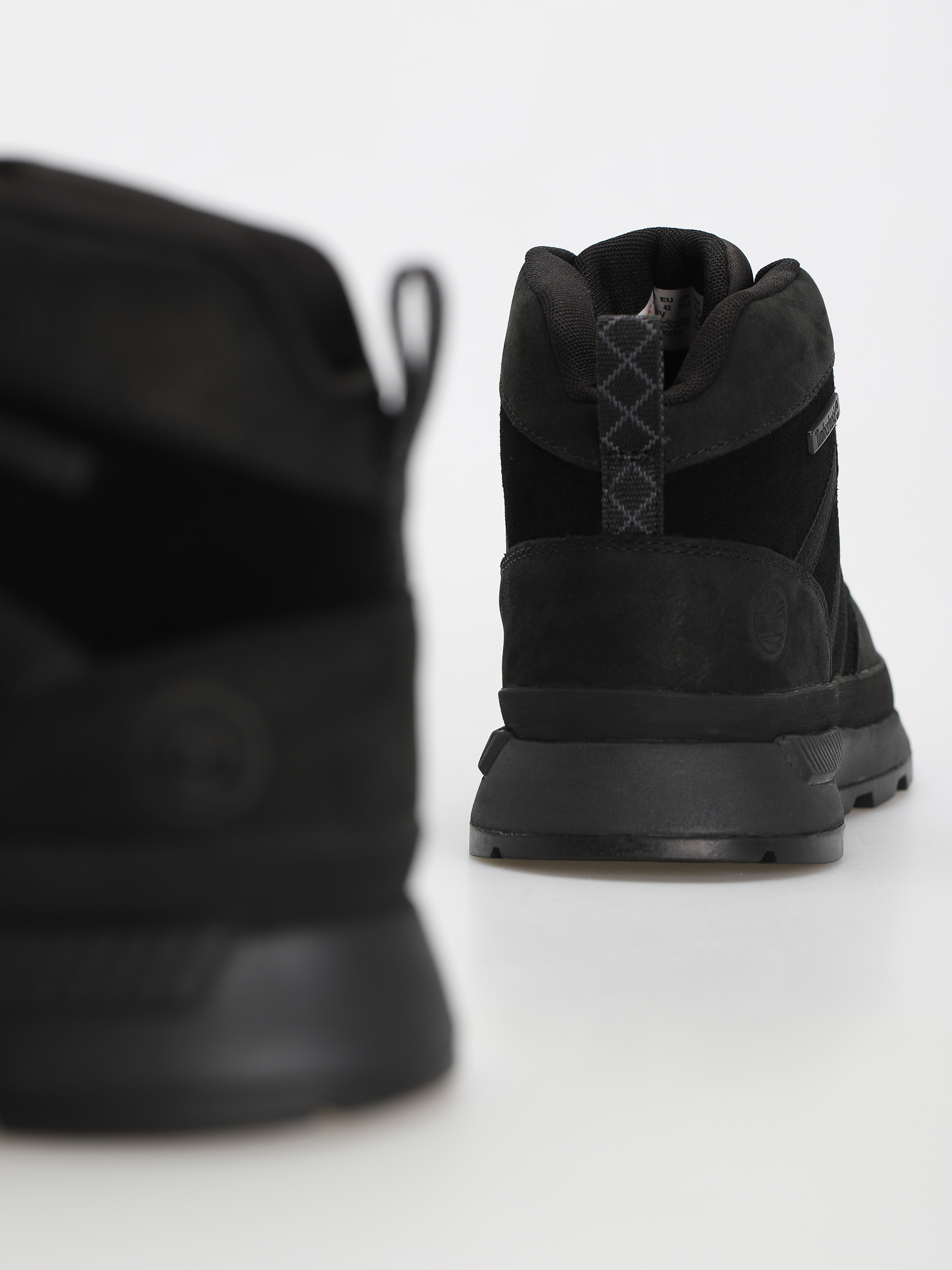 Pantofi Timberland Euro Trekker Mid Leather (blackout nubuck)