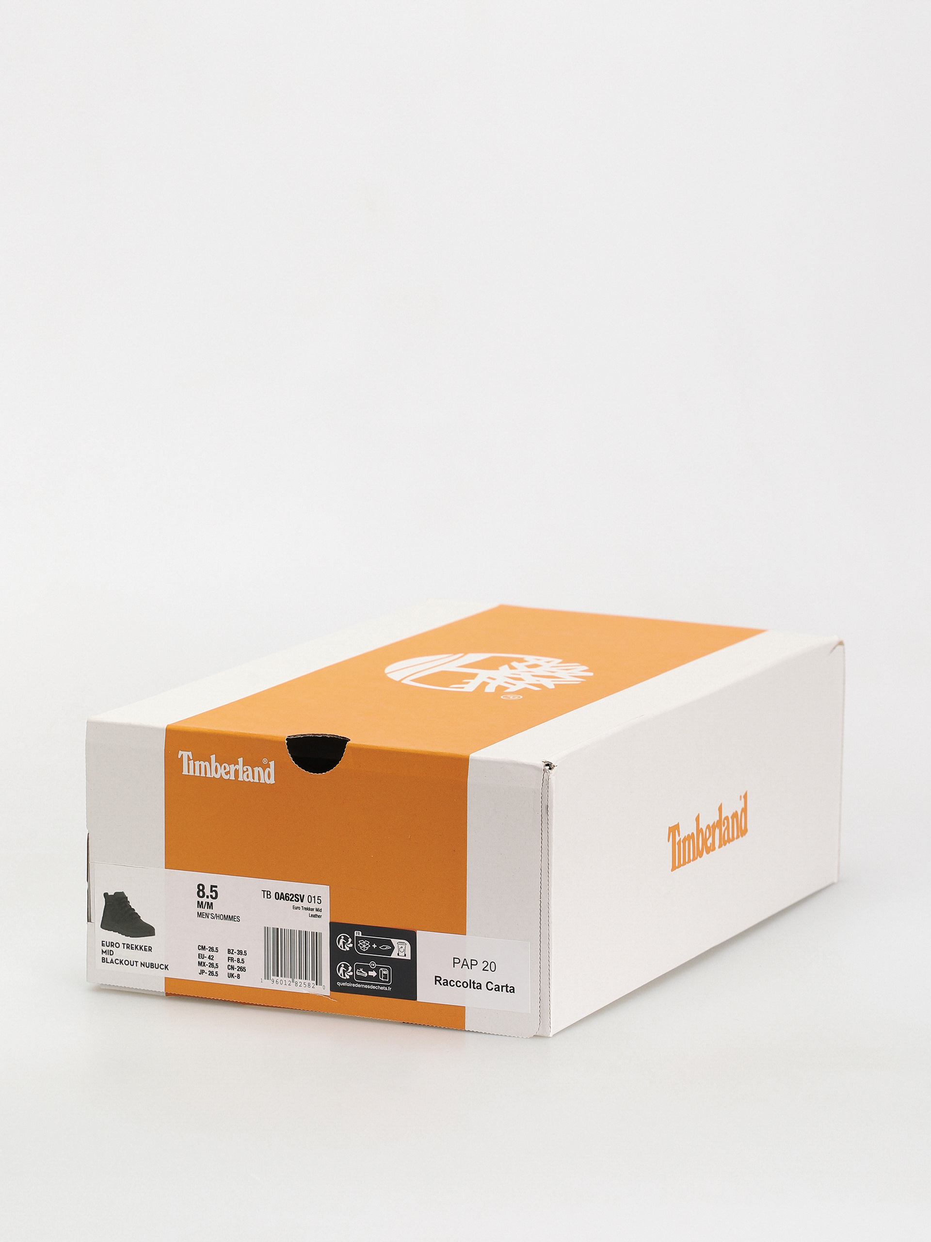 Pantofi Timberland Euro Trekker Mid Leather (blackout nubuck)