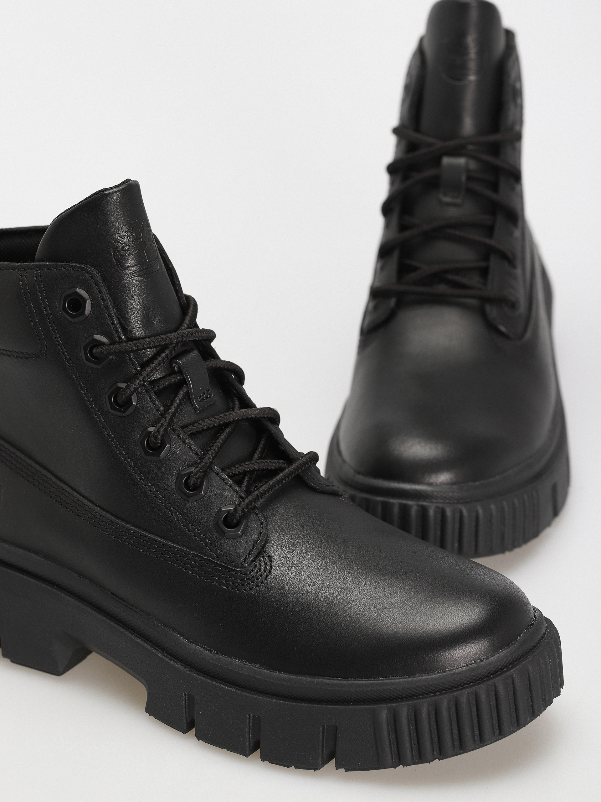 Pantofi Timberland Greyfield Leather Boot Wmn (black full grain)