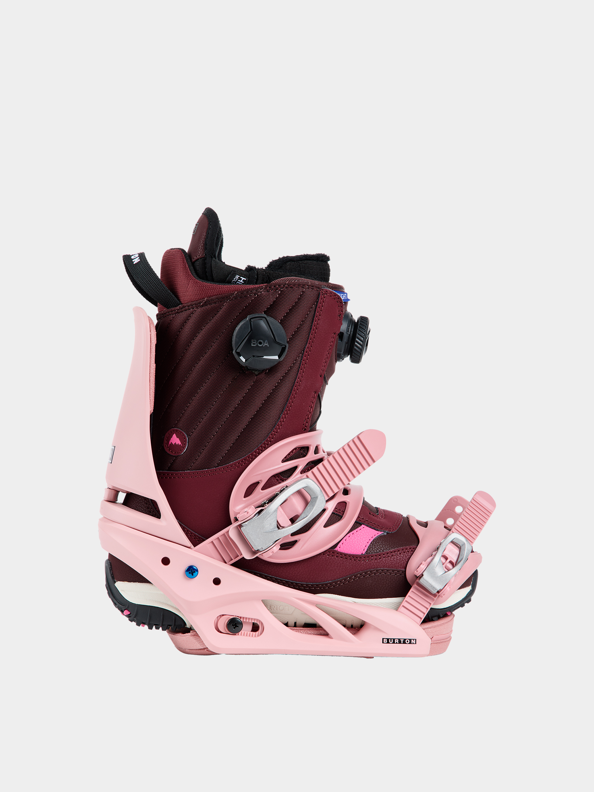 Pentru femei Legături pentru snowboard Burton Lexa Reflex (powder blush)