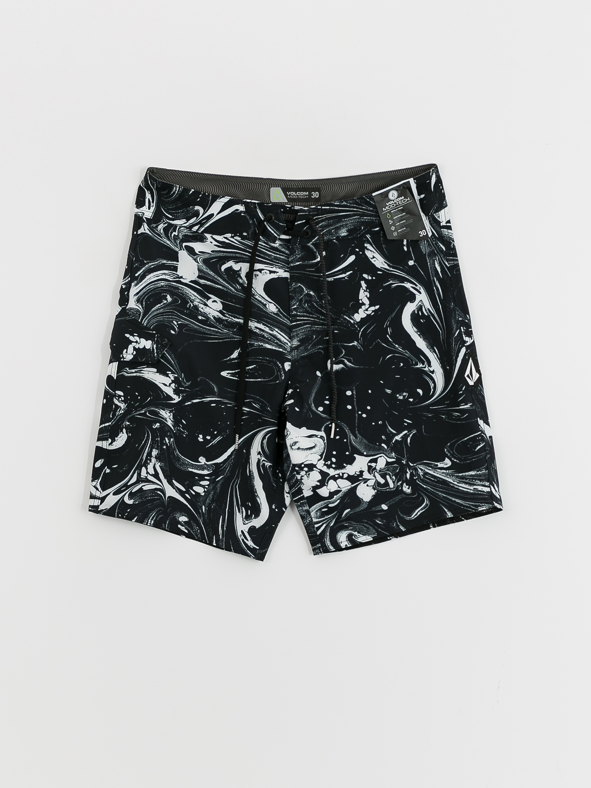 Șort pentru plajă Volcom Marble Mod 19 (black)