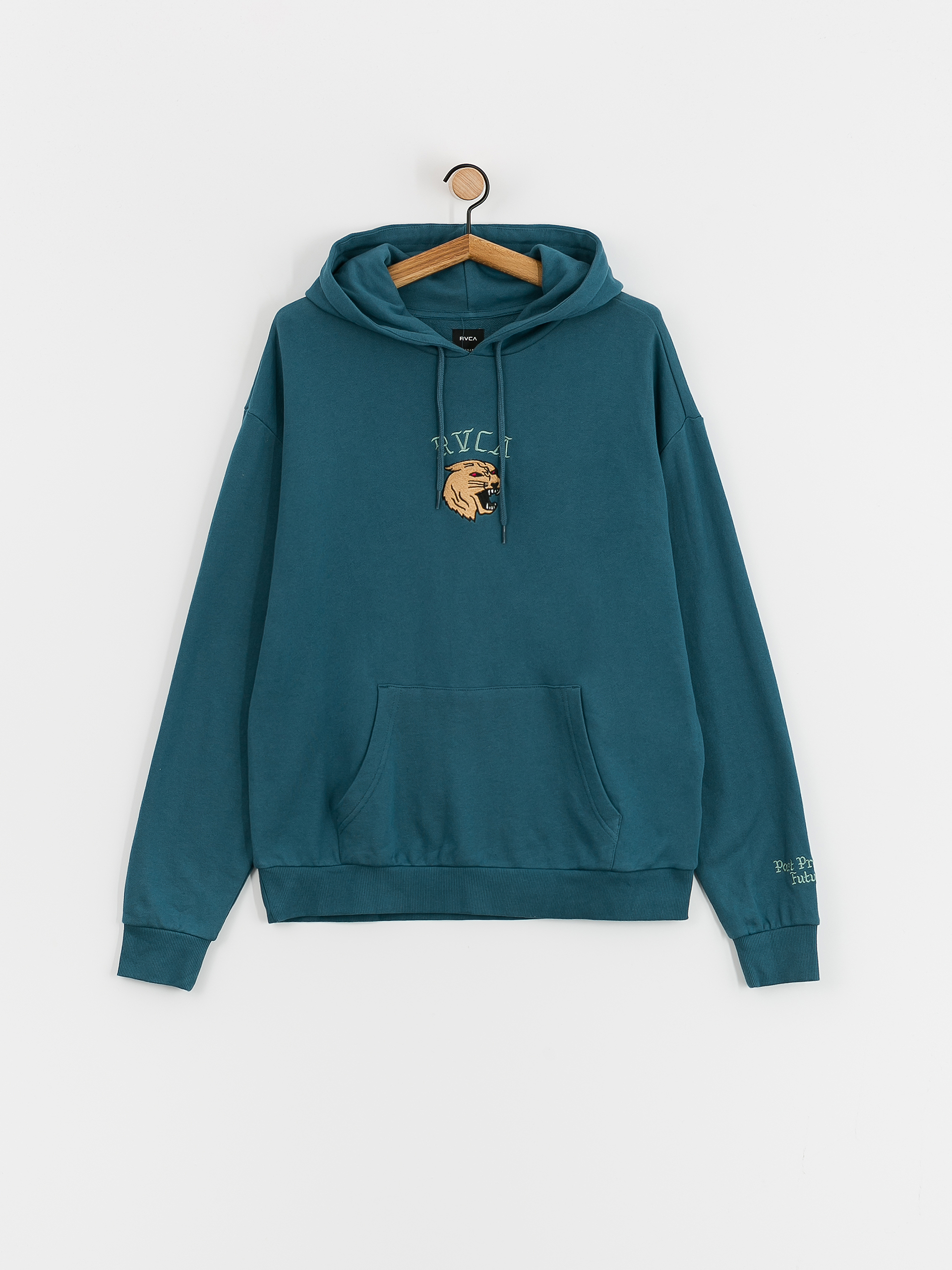 Hanorac cu glugă RVCA Mascot HD (duck blue)