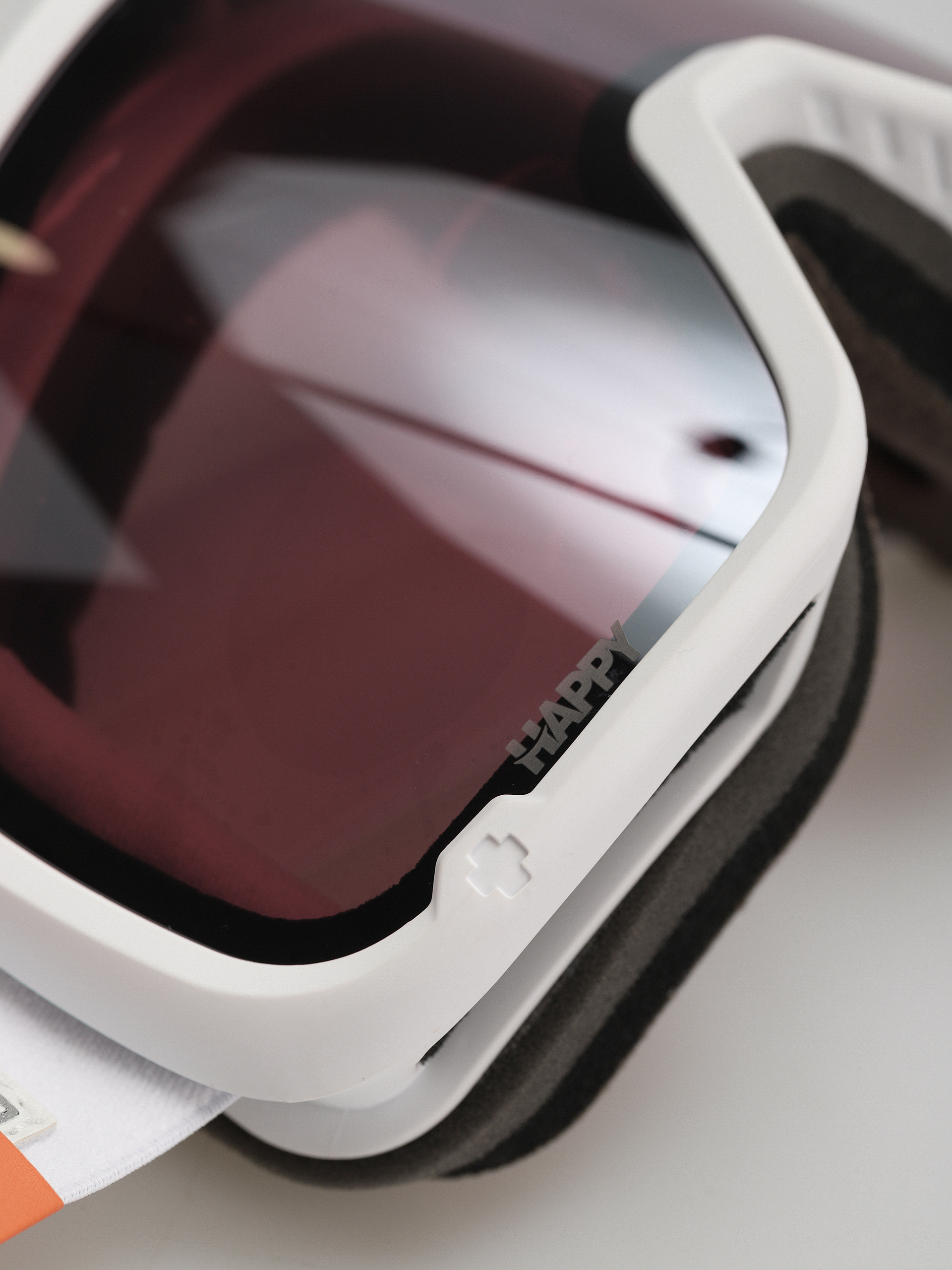 Ochelari pentru snowboard Spy Marshall 2.0 (white ir - happy ml rose silver mirror)