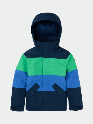 Geacă de snowboard Burton Symbol JR (dress blue/galaxy green/amparo blue)