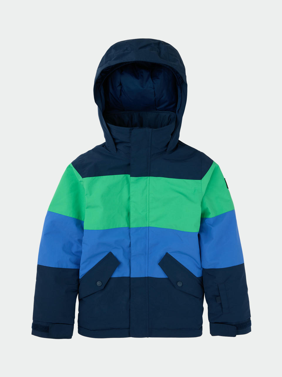 Geacă de snowboard Burton Symbol JR (dress blue/galaxy green/amparo blue)