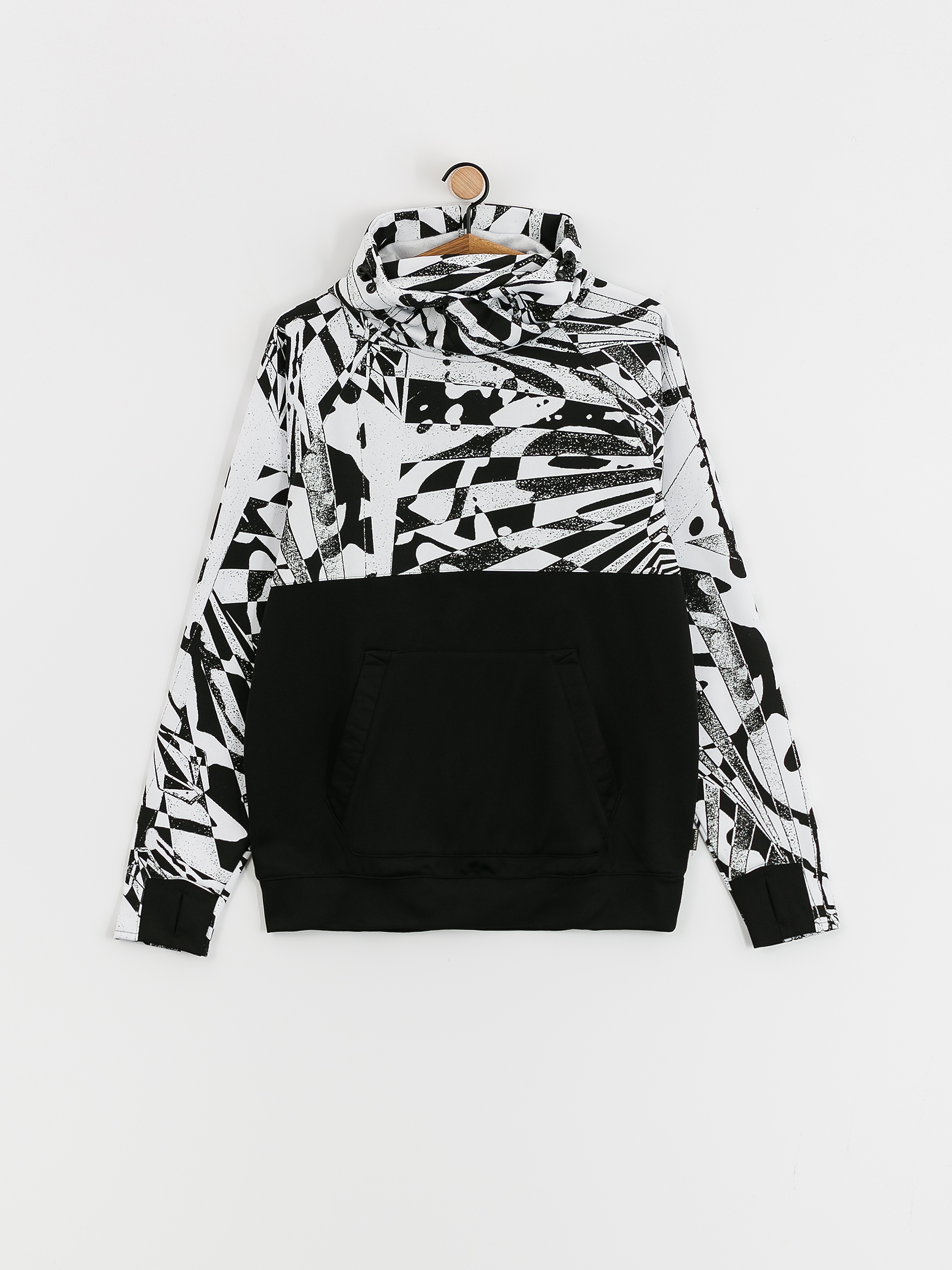 Pentru bărbați Hanorac termic Volcom Hydro Riding HD (black white)
