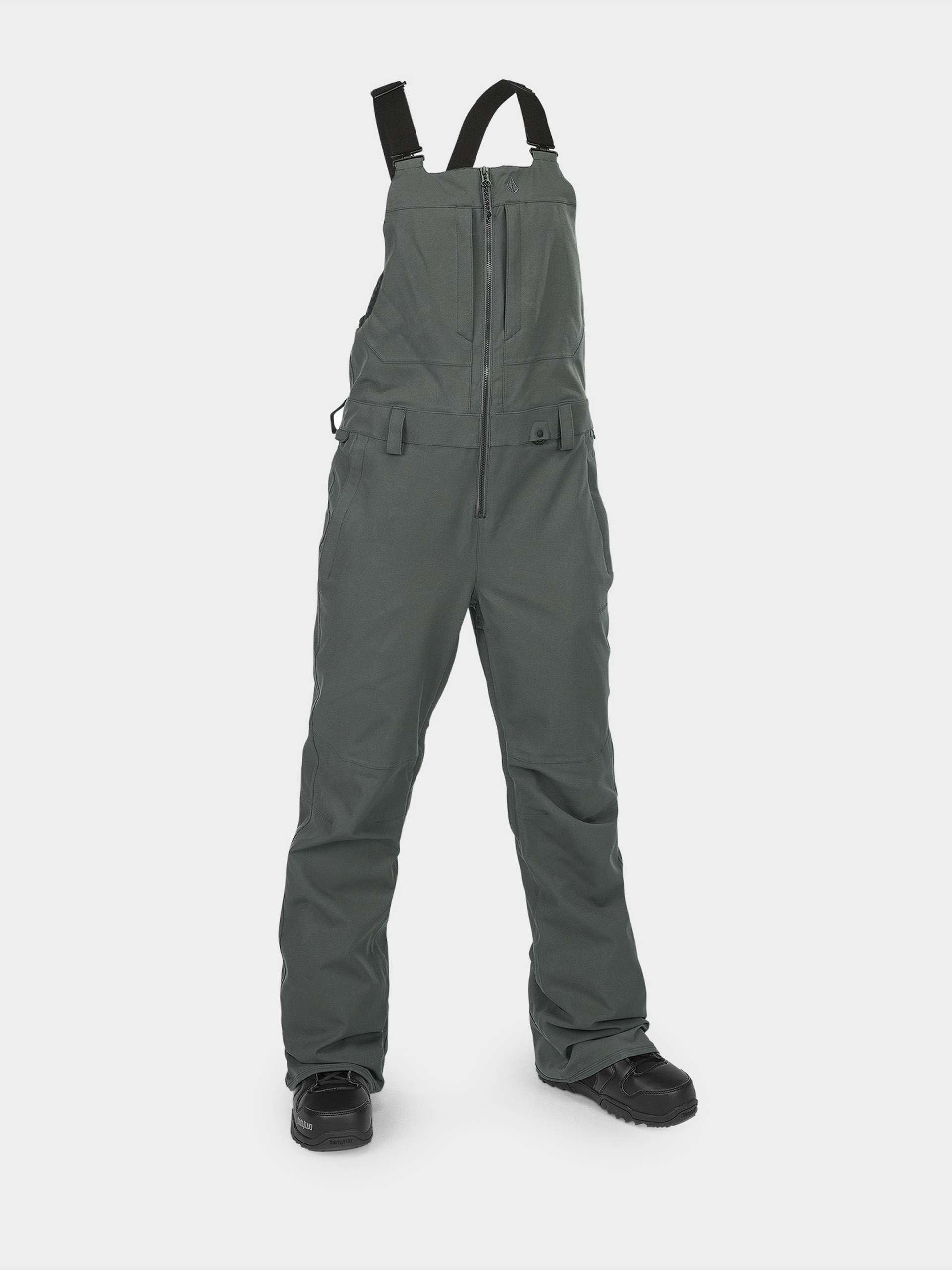 Pentru femei Pantaloni pentru snowboard Volcom Swift Bib Overall (eucalyptus)