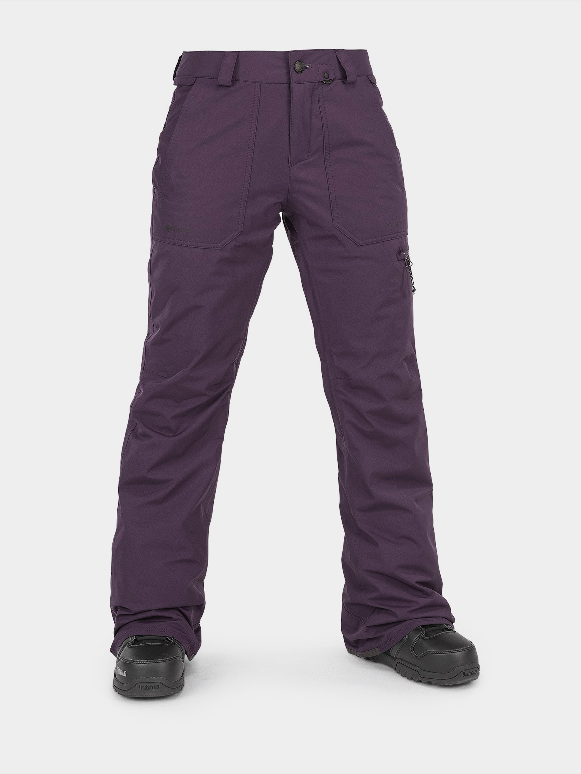 Pentru femei Pantaloni pentru snowboard Volcom Knox Ins Gore Tex (blackberry)