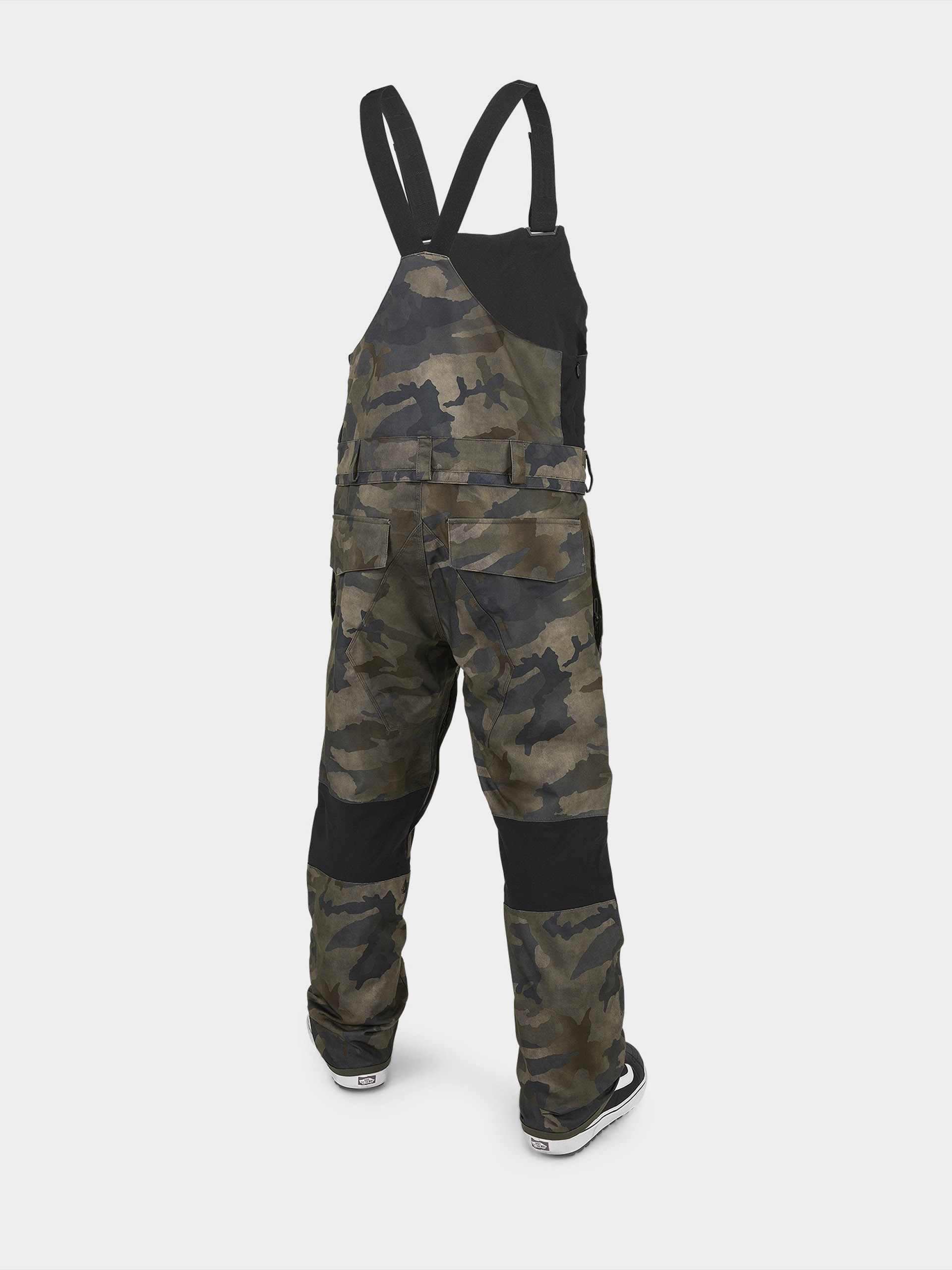 Pentru bărbați Pantaloni pentru snowboard Volcom Roan Bib Overall (cloudwash camo)