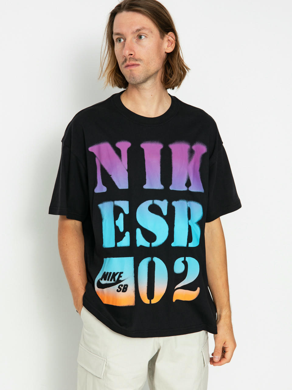 Tricou Nike SB Stencil (black)